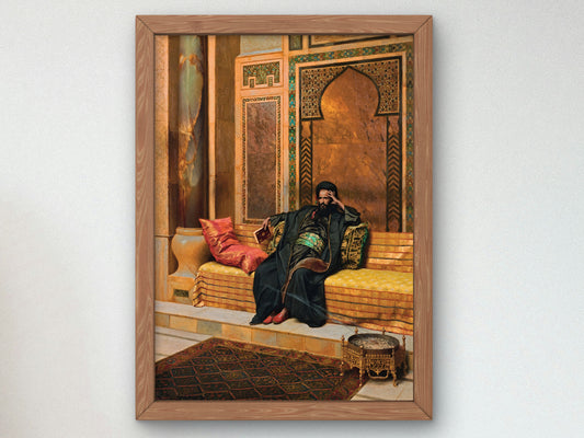 The Scholar by Ludwig Deutsch 1901, Wall Art Print, Fine Art Reproduction, Museum Quality Decor, Poster