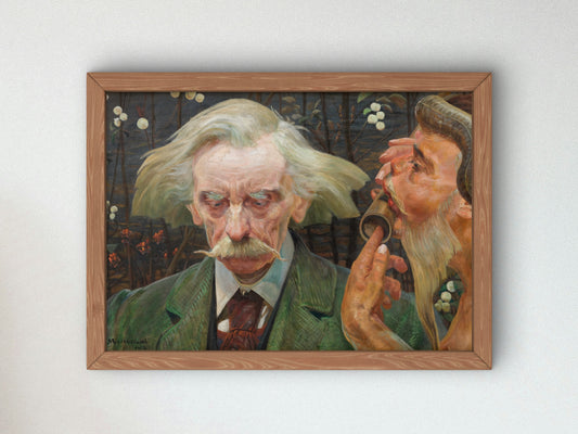The Unknown Note by Jacek Malczewski 1902, Wall Art Print, Fine Art Reproduction, Museum Quality Decor, Poster