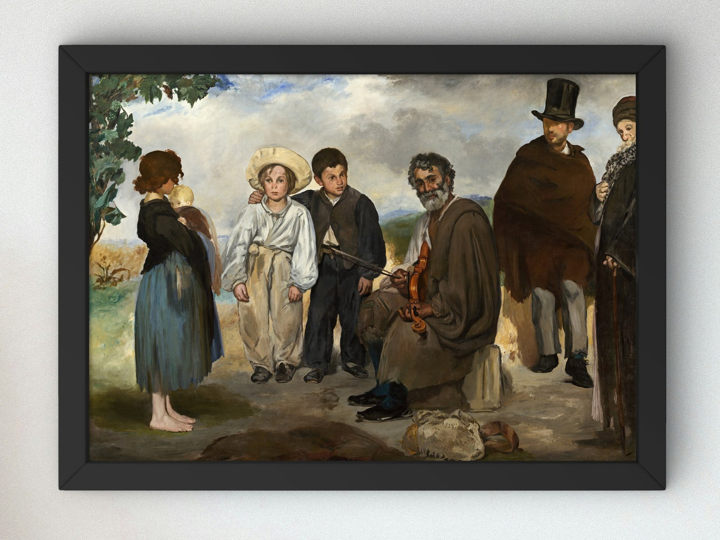The Old Musician by Édouard Manet 1862, Wall Art Print, Fine Art Reproduction, Museum Quality Decor, Poster