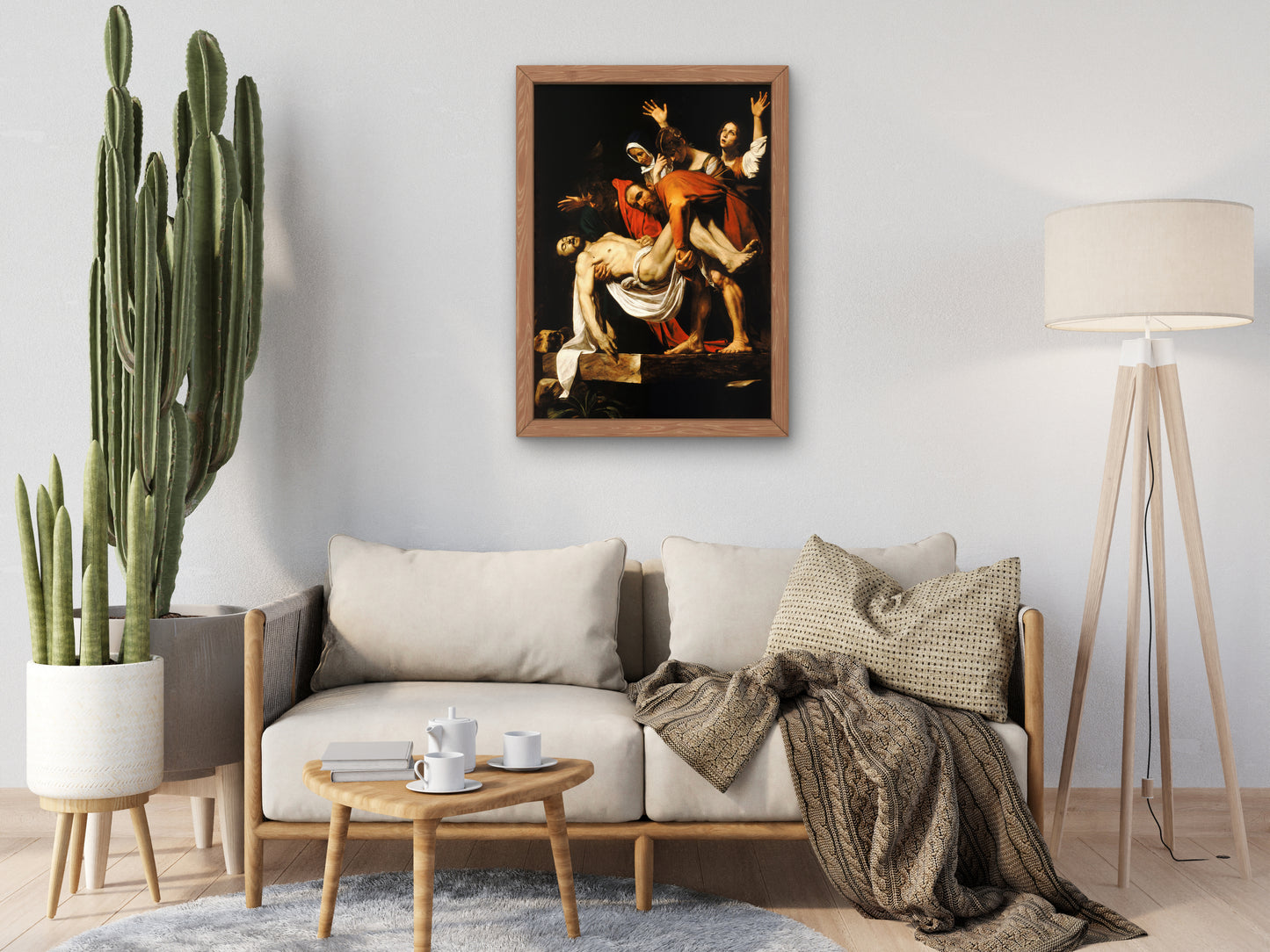 The Entombment of Christ by Caravaggio 1603, Wall Art Print, Fine Art Reproduction, Museum Quality Decor, Poster