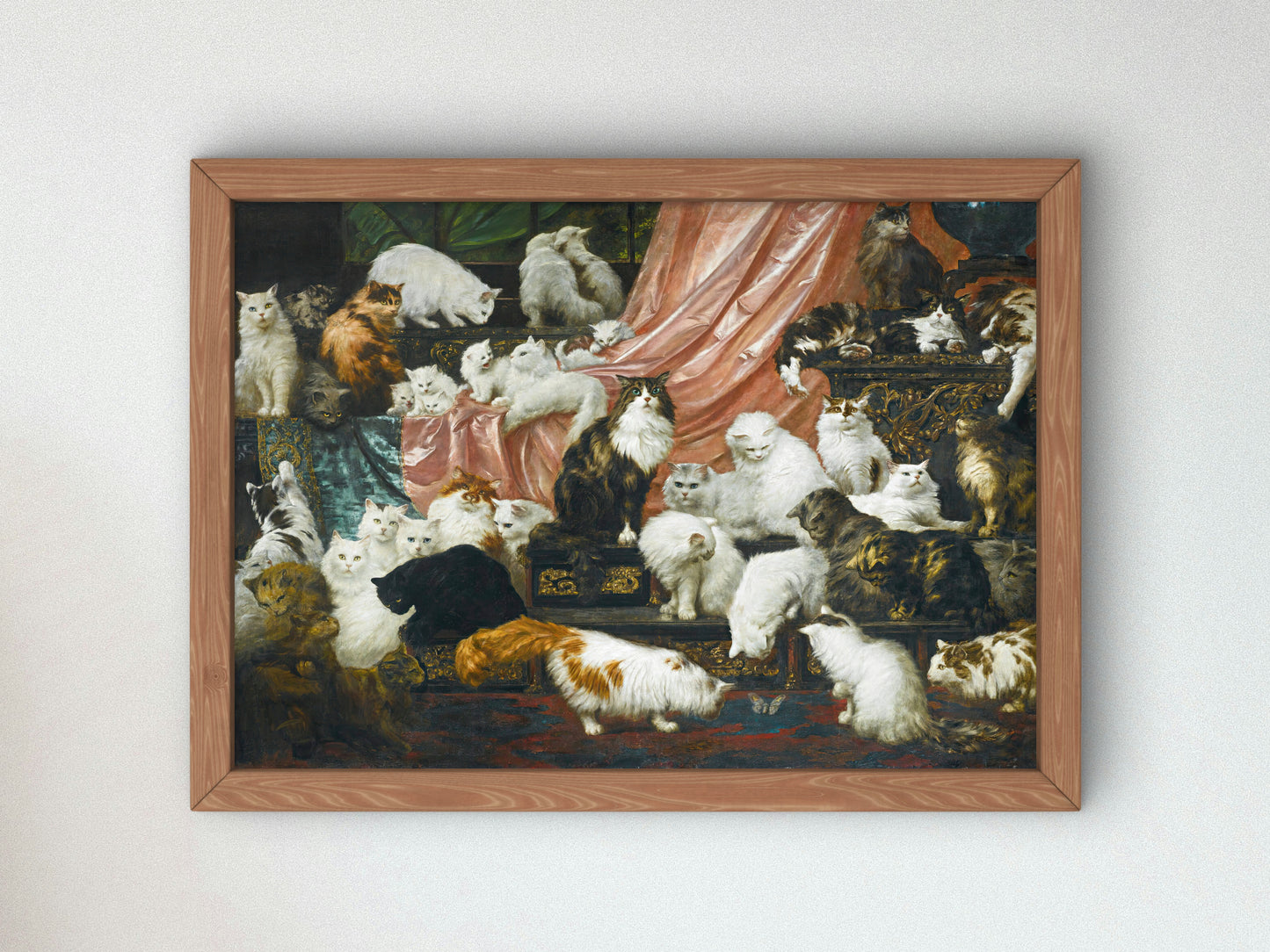 My Wife's Lovers by Carl Kahler 1894, Wall Art Print, Fine Art Reproduction, Museum Quality Decor, Poster
