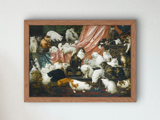 My Wife's Lovers by Carl Kahler 1894, Wall Art Print, Fine Art Reproduction, Museum Quality Decor, Poster