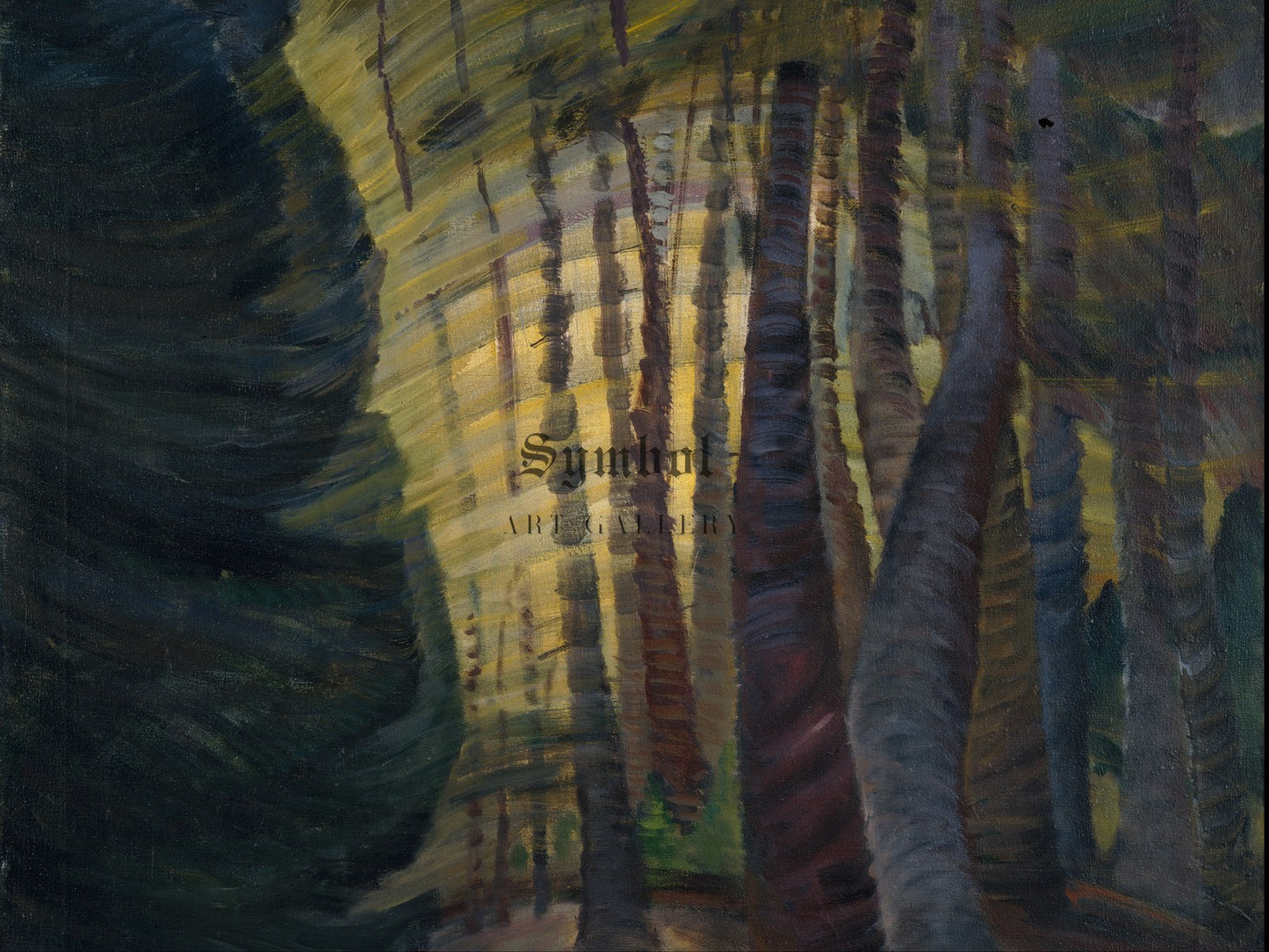 Sombreness Sunlit by Emily Carr 1939, Wall Art Print, Fine Art Reproduction, Museum Quality Decor, Poster