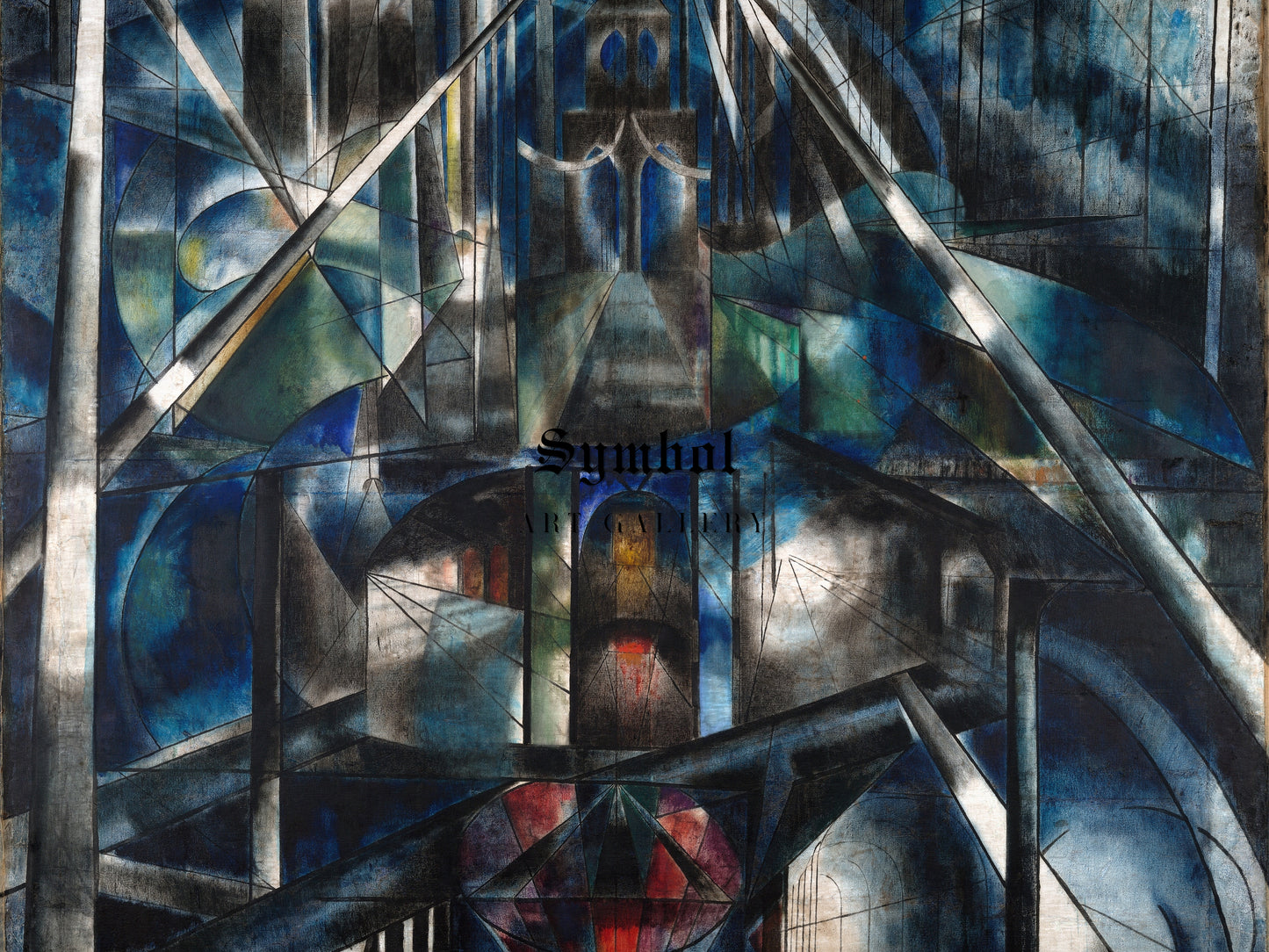 Brooklyn Bridge by Joseph Stella 1919, Wall Art Print, Fine Art Reproduction, Museum Quality Decor, Poster