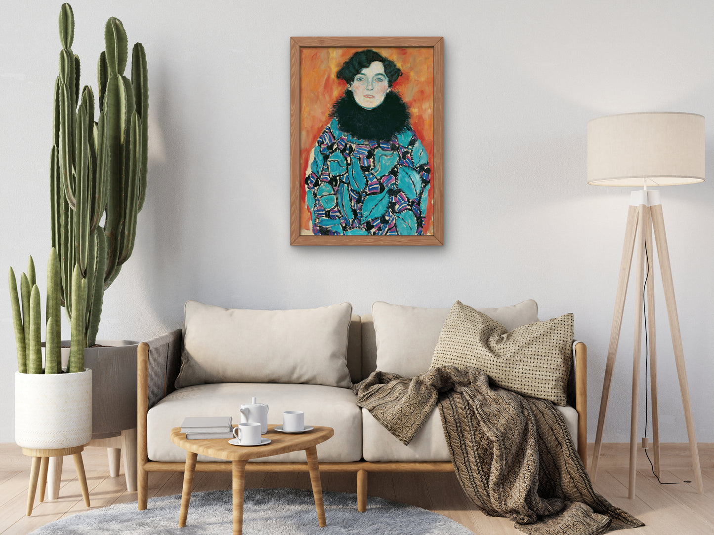 Johanna Staude by Gustav Klimt 1917, Wall Art Print, Fine Art Reproduction, Museum Quality Decor, Poster