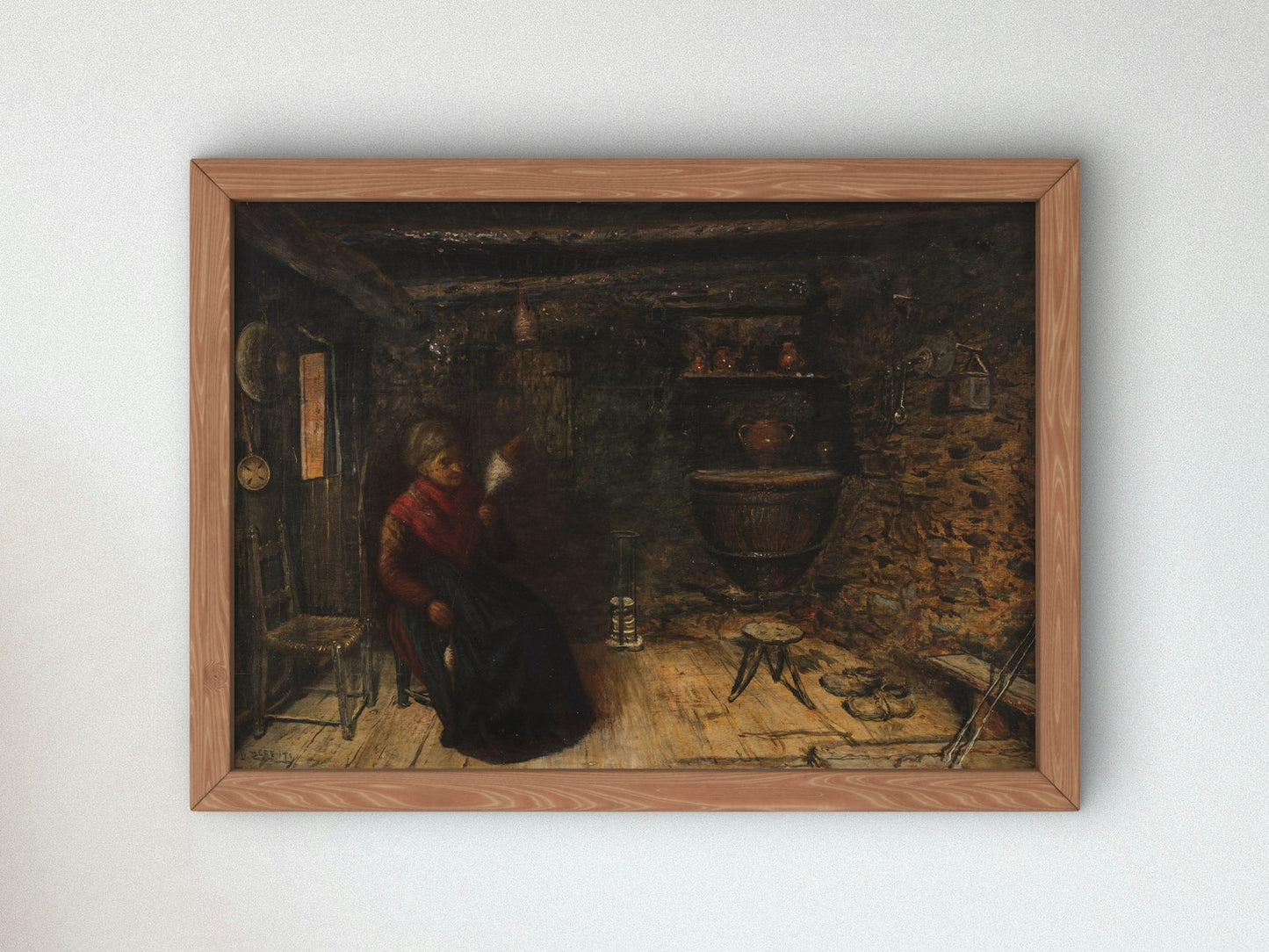 The Spinner by Domenico Pesenti, Wall Art Print, Fine Art Reproduction, Museum Quality Decor, Poster