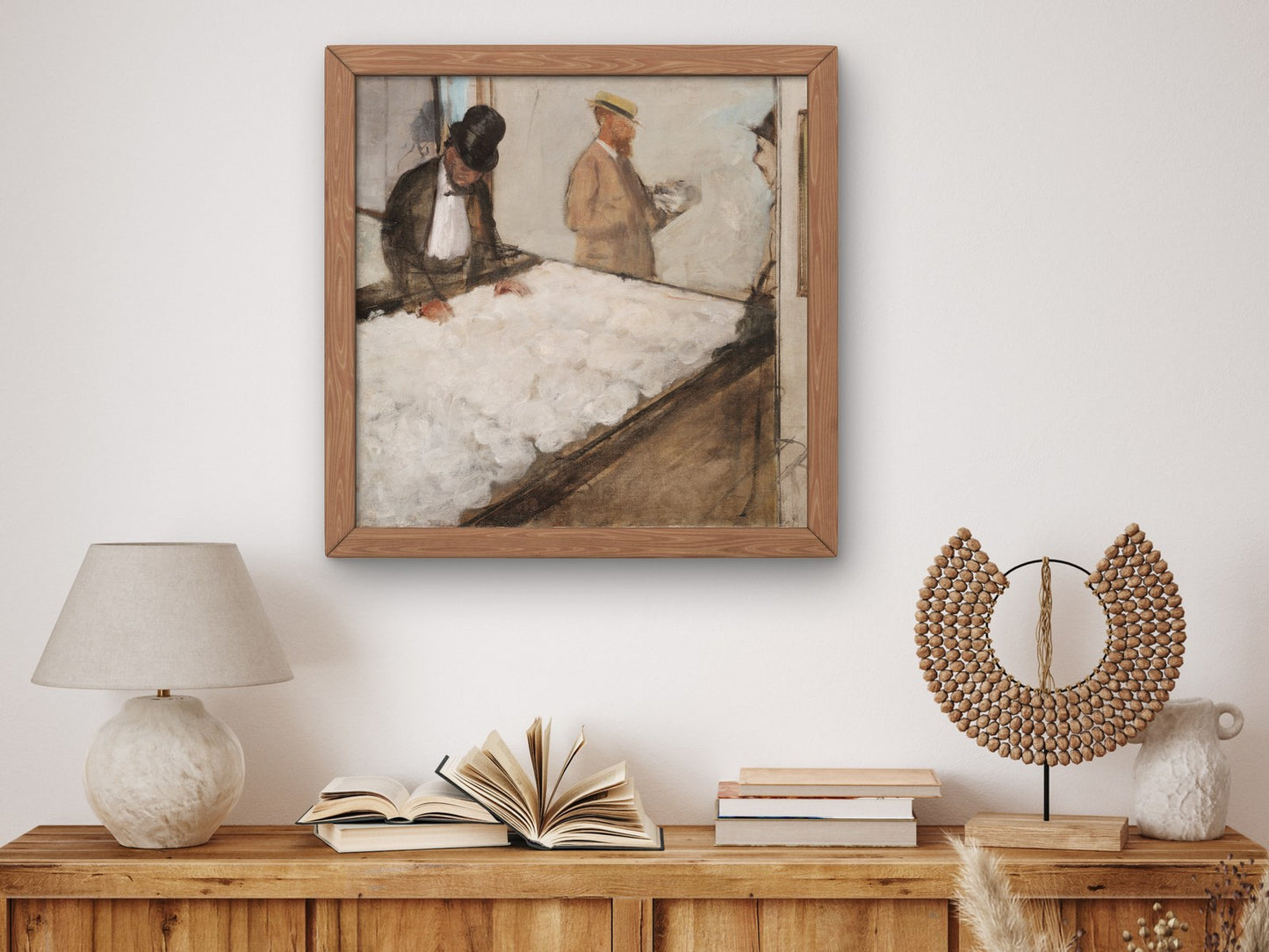 Cotton Merchants in New Orleans by Edgar Degas 1873, Wall Art Print, Fine Art Reproduction, Museum Quality Decor, Poster