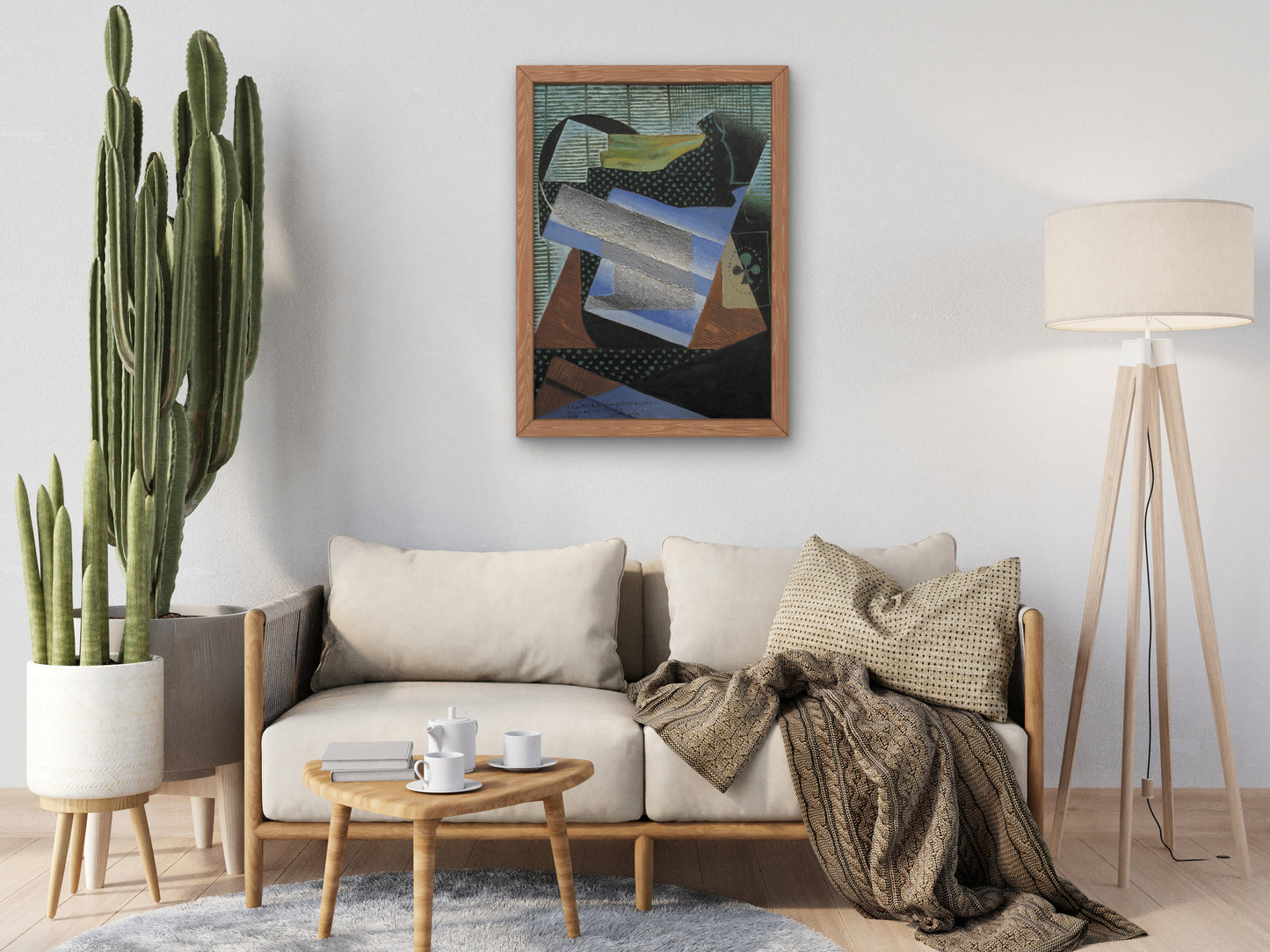 Still Life by Juan Gris 1916, Wall Art Print, Fine Art Reproduction, Museum Quality Decor, Poster