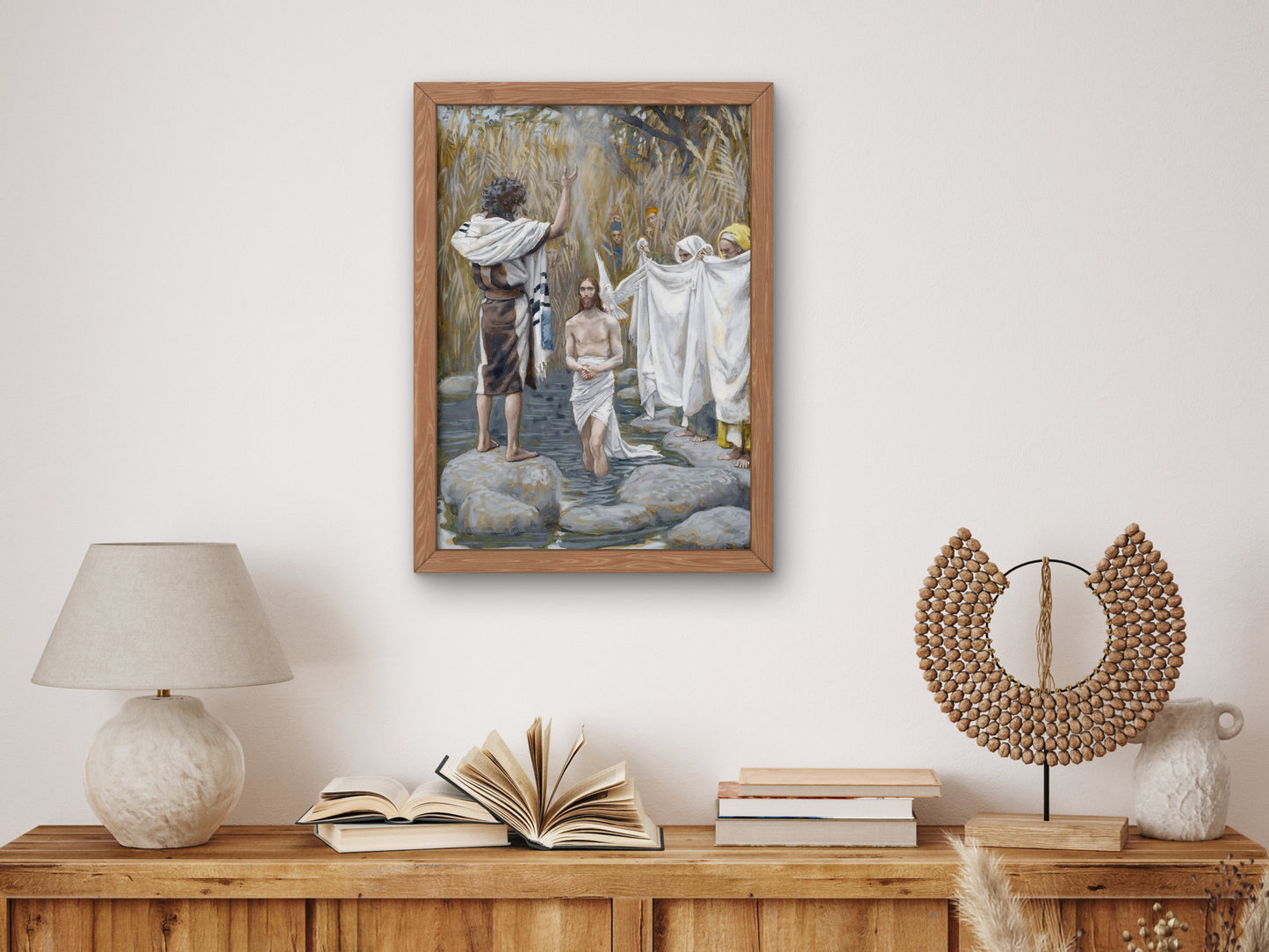 The Baptism of Jesus by James Tissot 1886, Wall Art Print, Fine Art Reproduction, Museum Quality Decor, Poster