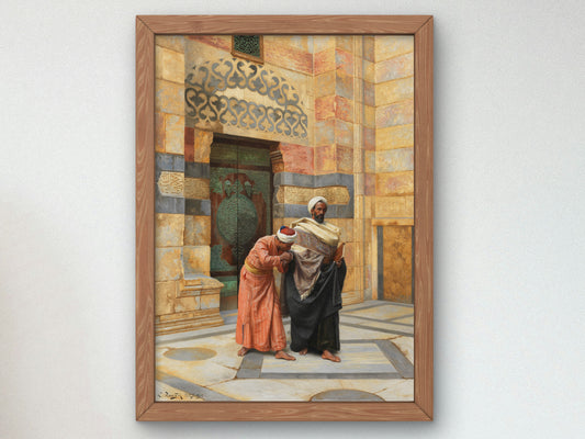 Respect by Ludwig Deutsch 1902, Wall Art Print, Fine Art Reproduction, Museum Quality Decor, Poster