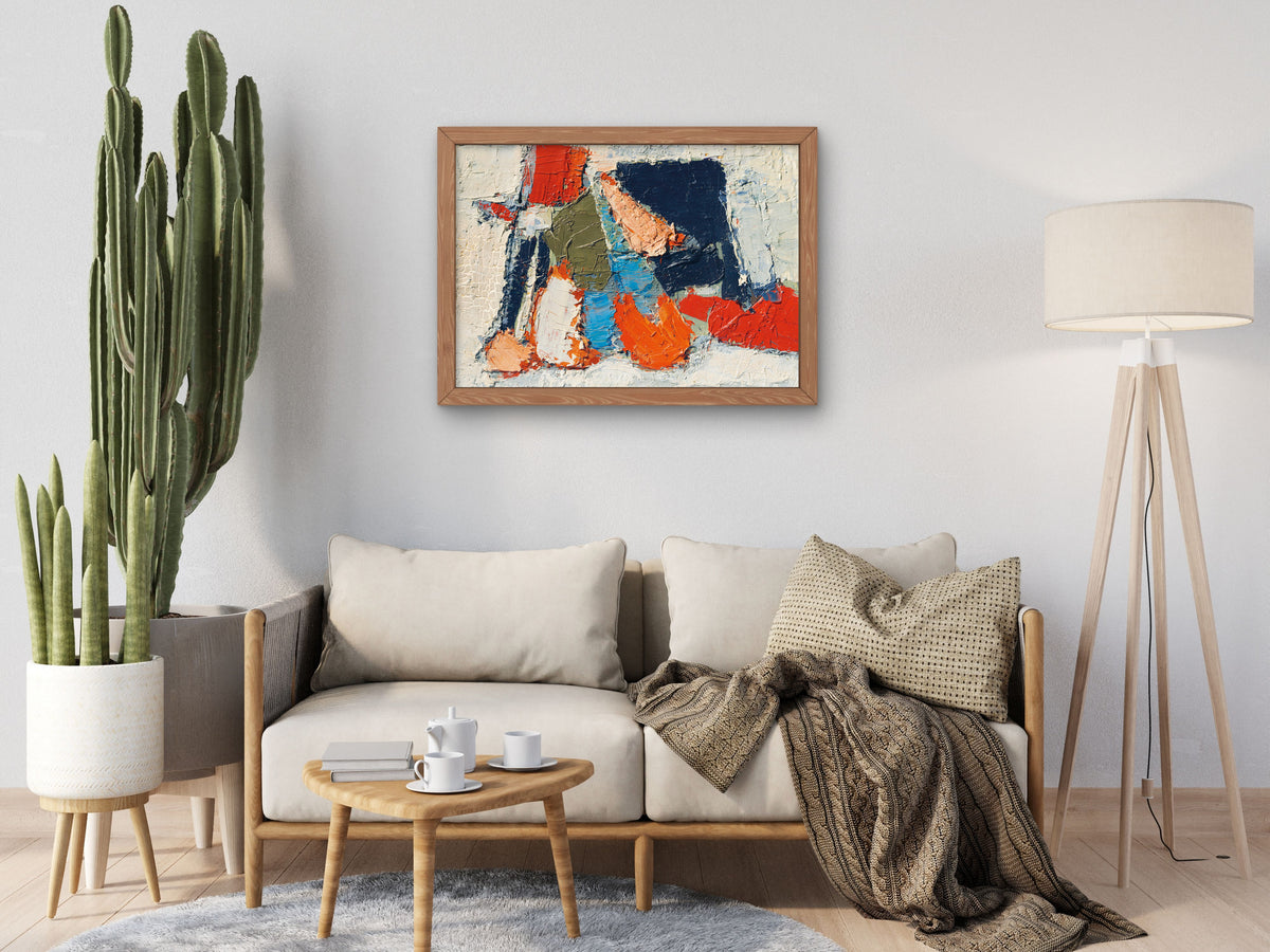 Composition by Nicolas de Staël 1950, Wall Art Print, Fine Art Reproduction, Museum Quality Decor, Poster