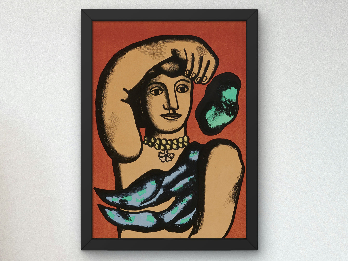 Marie the Acrobat by Fernand Léger, Wall Art Print, Fine Art Reproduction, Museum Quality Decor, Poster
