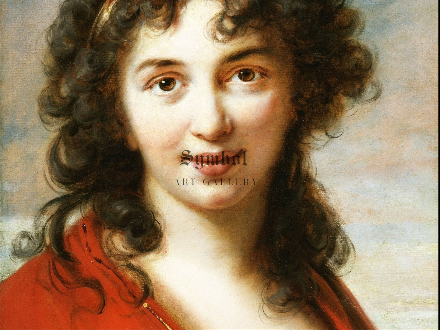 Portrait of Isabella Teotochi Marini by Élisabeth Vigée Le Brun 1792, Wall Art Print, Fine Art Reproduction, Museum Quality Decor, Poster