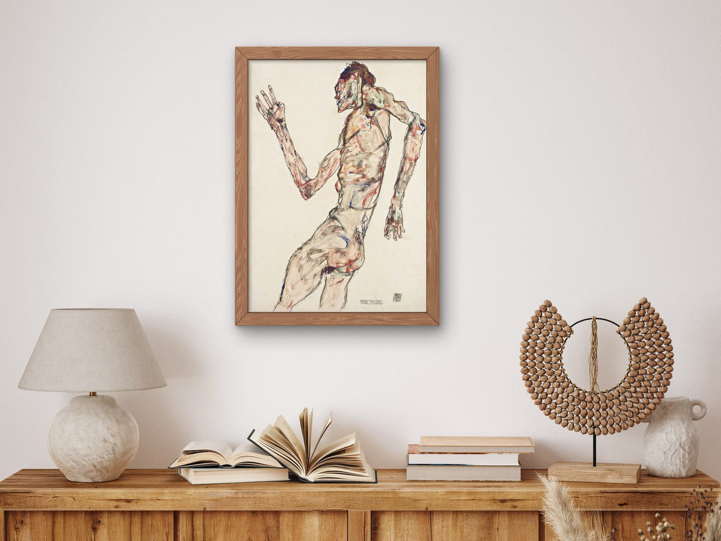 The Dancer by Egon Schiele 1913, Wall Art Print, Fine Art Reproduction, Museum Quality Decor, Poster