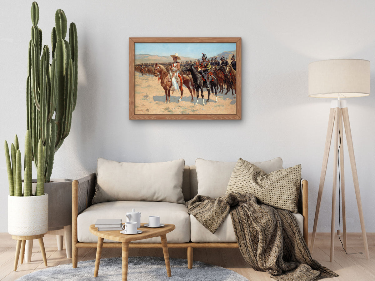 The Mexican Major by Frederic Remington 1889, Wall Art Print, Fine Art Reproduction, Museum Quality Decor, Poster