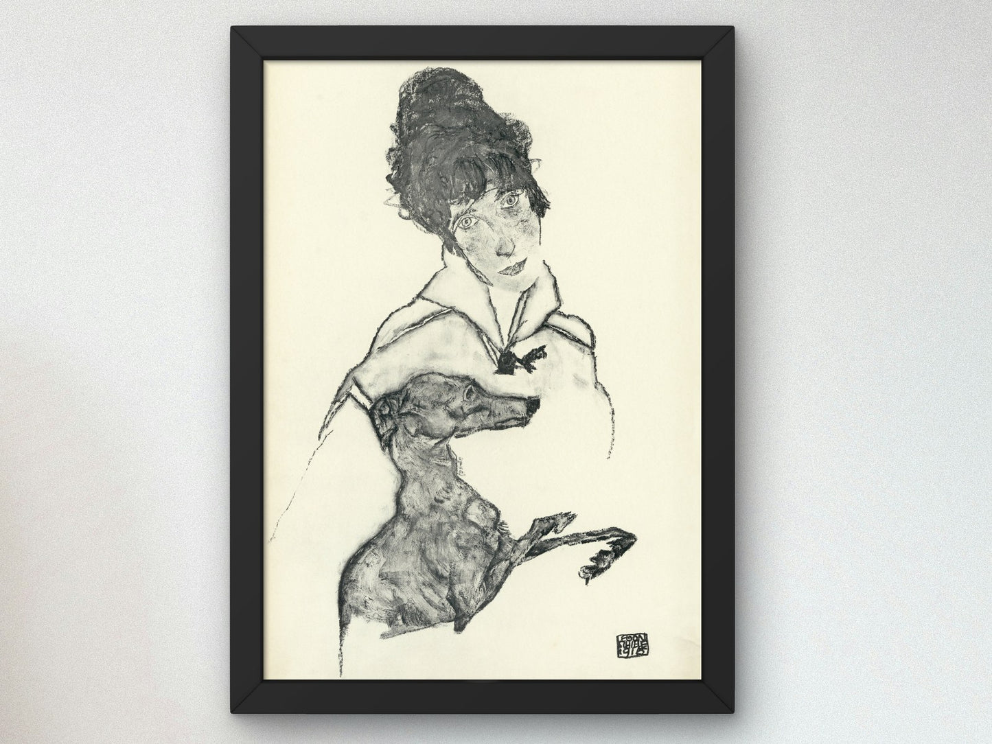 Zeichnungen III by Egon Schiele 1915, Wall Art Print, Fine Art Reproduction, Museum Quality Decor, Poster