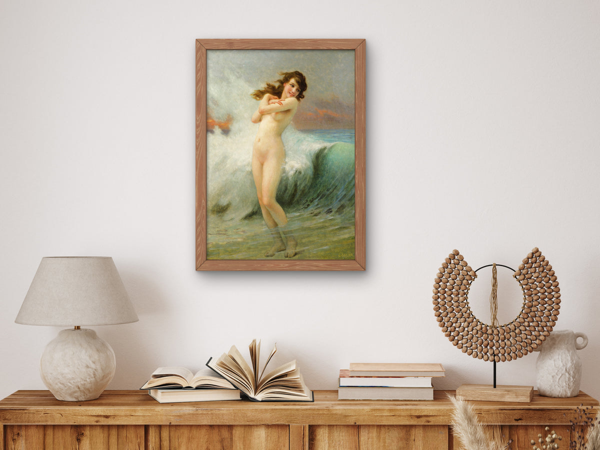 The Wave by Guillaume Seignac, Wall Art Print, Fine Art Reproduction, Museum Quality Decor, Poster