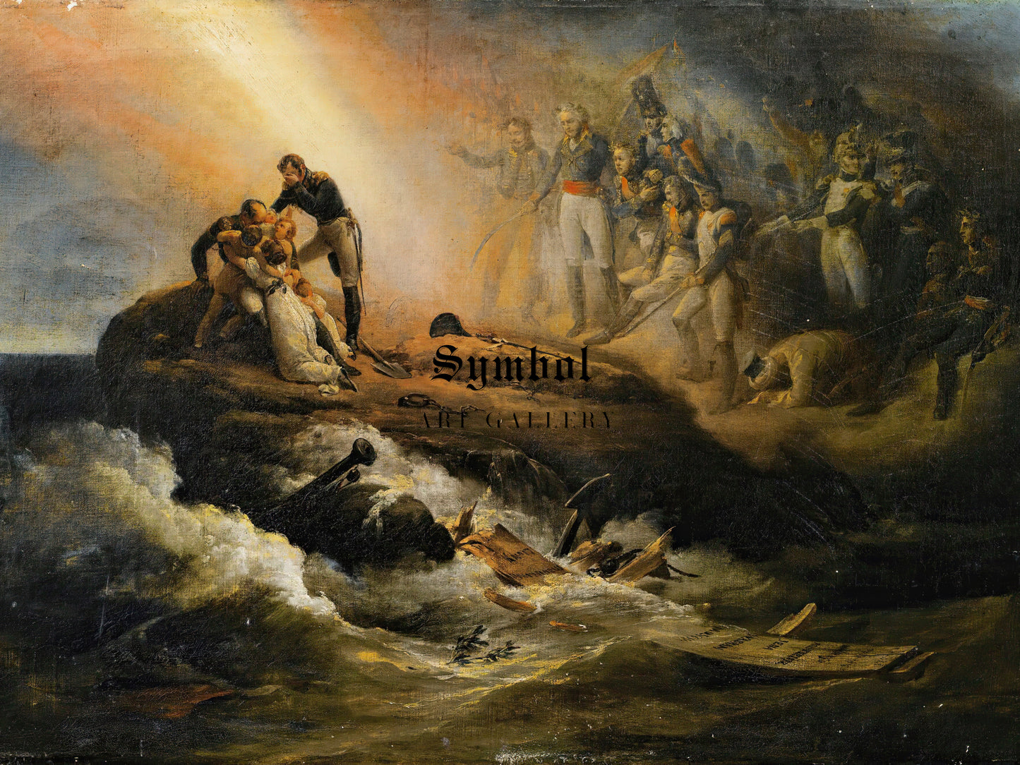 Apotheosis of Napoleon by Horace Vernet 1825, Wall Art Print, Fine Art Reproduction, Museum Quality Decor, Poster