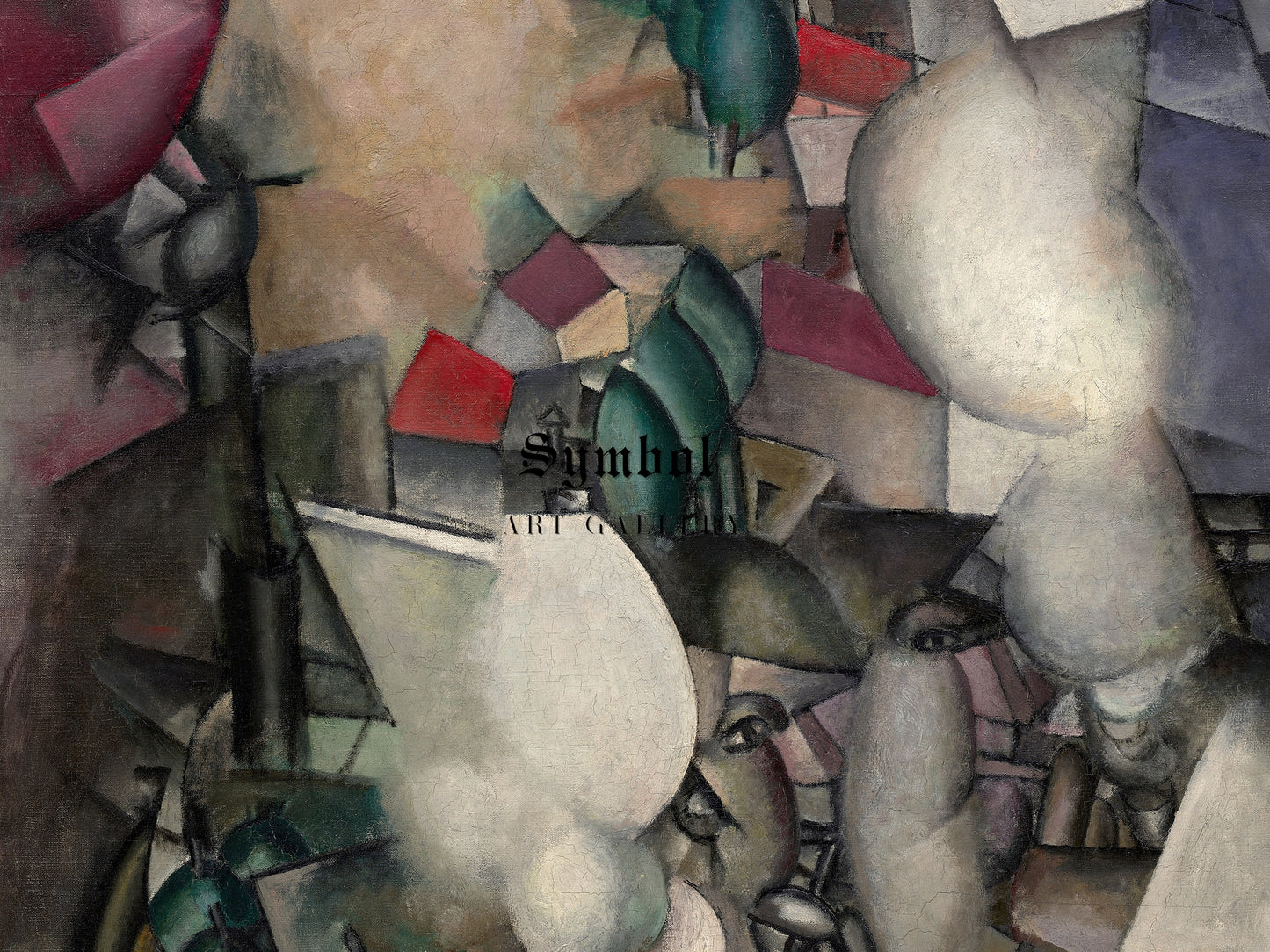 The Smokers by Fernand Léger 1911, Wall Art Print, Fine Art Reproduction, Museum Quality Decor, Poster