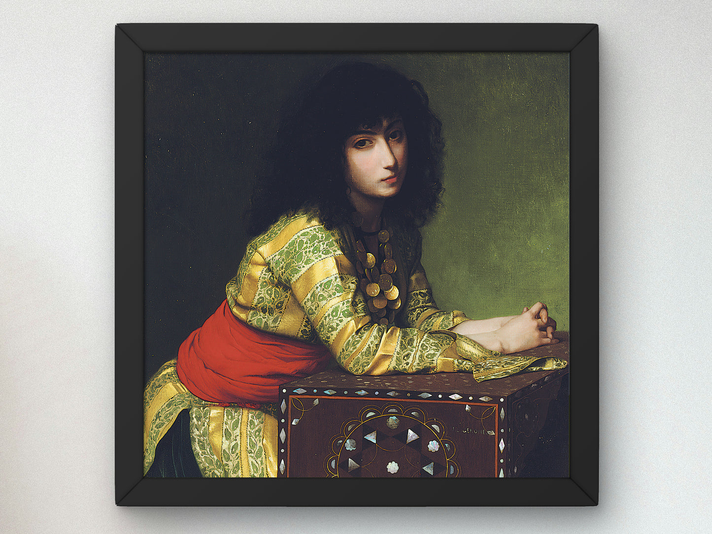 Egyptian Girl by Jean Léon Gérôme 1870, Wall Art Print, Fine Art Reproduction, Museum Quality Decor, Poster