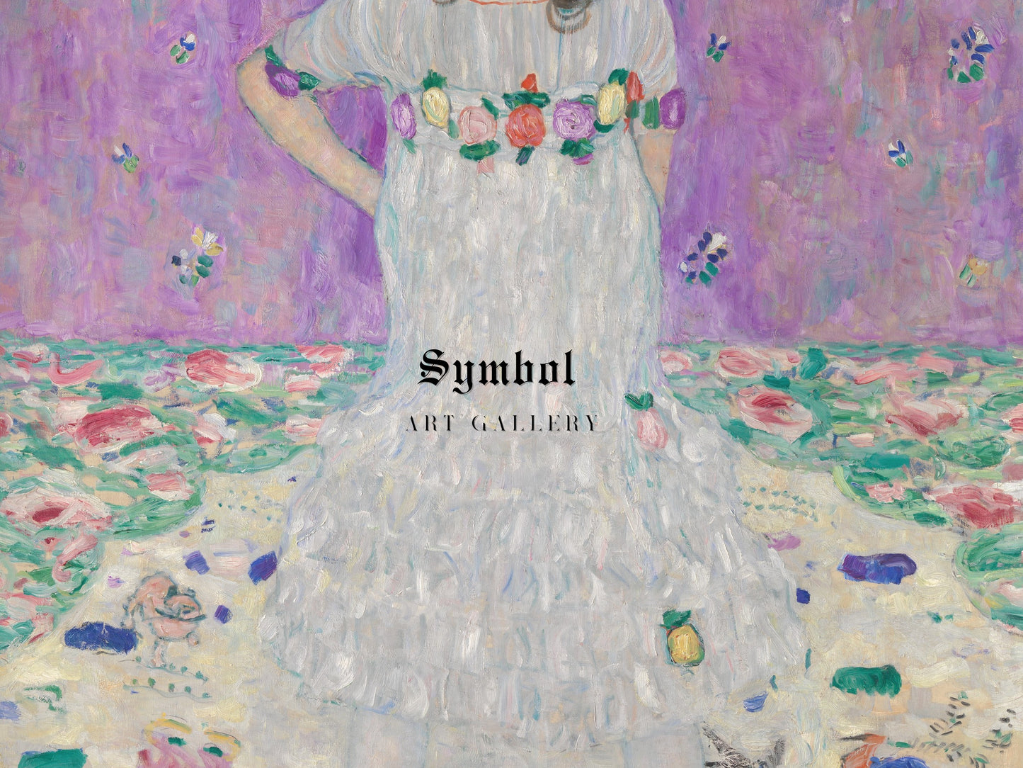 Mäda Primavesi by Gustav Klimt 1912, Wall Art Print, Fine Art Reproduction, Museum Quality Decor, Poster