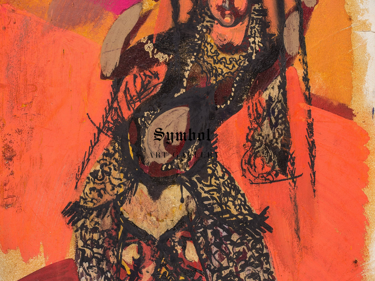 Polovtsian Woman by Fyodor Fyodorovsky 1934, Wall Art Print, Fine Art Reproduction, Museum Quality Decor, Poster