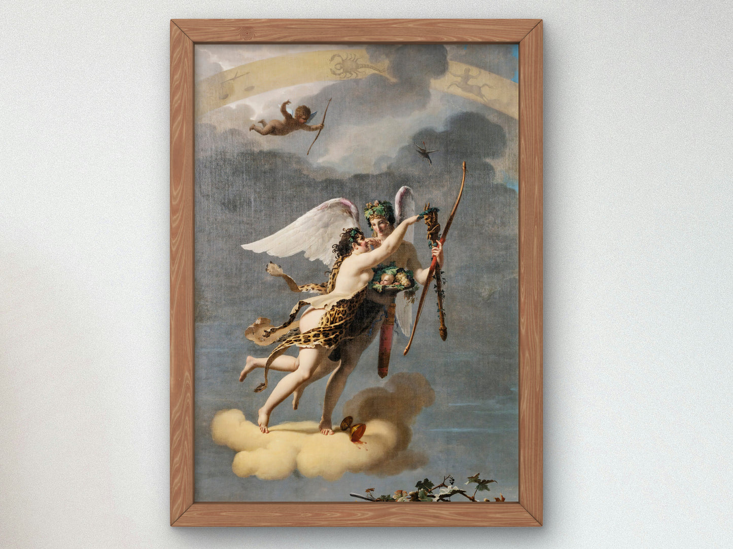 The Four Seasons Autumn by Jean Baptiste Debret 1804, Wall Art Print, Fine Art Reproduction, Museum Quality Decor, Poster