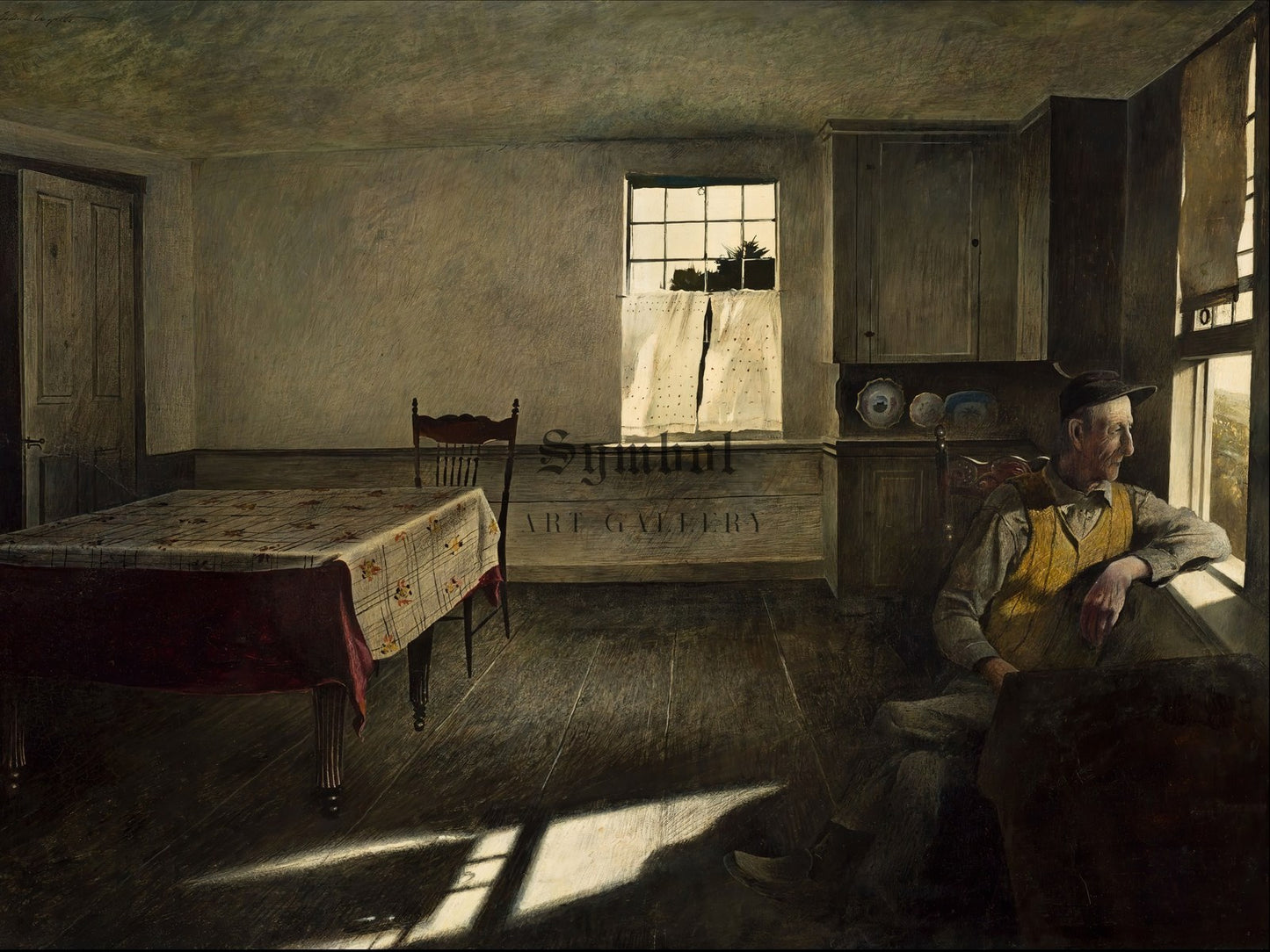 Henry Teel by Andrew Wyeth 1945, Wall Art Print, Fine Art Reproduction, Museum Quality Decor, Poster