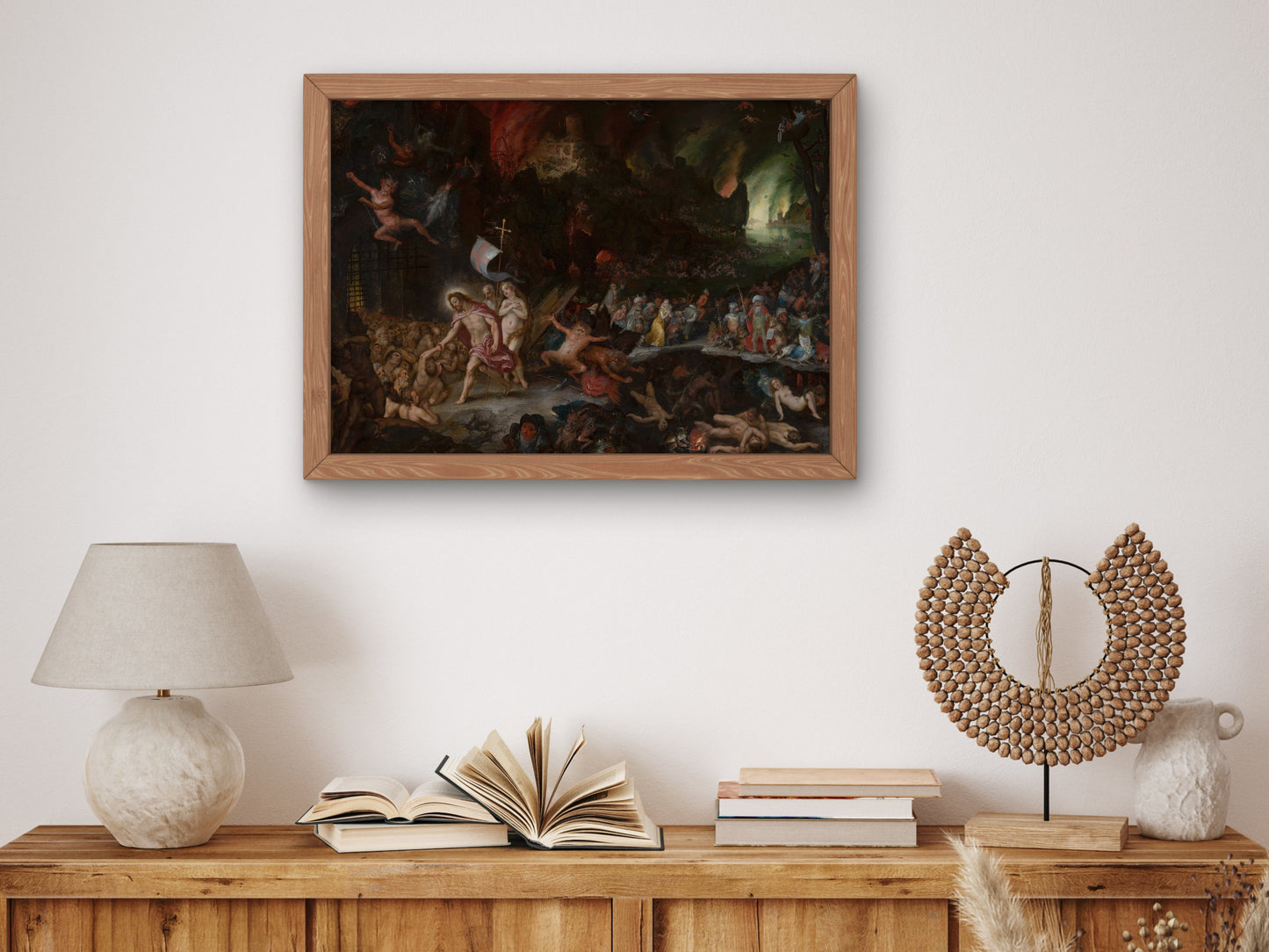Christ's Descent into Limbo by Hans Rottenhammer and Jan Brueghel the Elder 1597, Wall Art Print, Fine Art Reproduction, Museum Quality