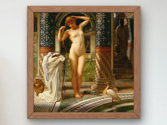 Diadumene by Edward John Poynter 1883, Wall Art Print, Fine Art Reproduction, Museum Quality Decor, Poster