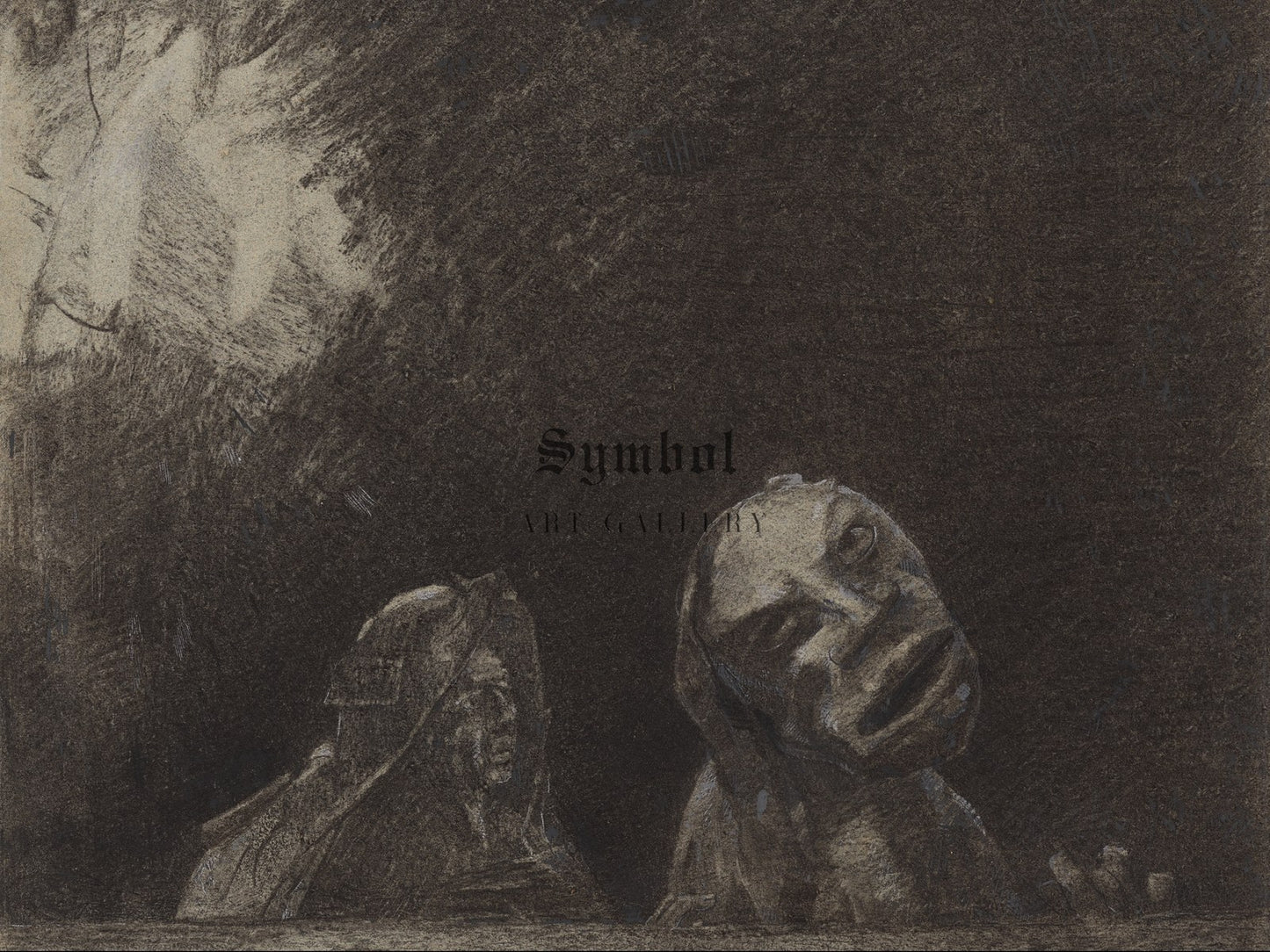 Quasimodo by Odilon Redon 1875, Wall Art Print, Fine Art Reproduction, Museum Quality Decor, Poster