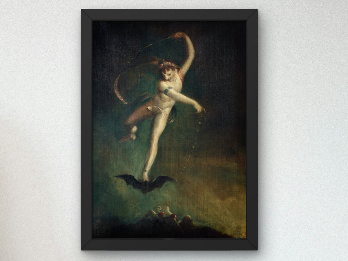 Ariel by Henry Fuseli 1800, Wall Art Print, Fine Art Reproduction, Museum Quality Decor, Poster