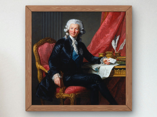 Portrait of Charles Alexandre de Calonne by Élisabeth Vigée Le Brun 1784, Wall Art Print, Fine Art Reproduction, Museum Quality Decor