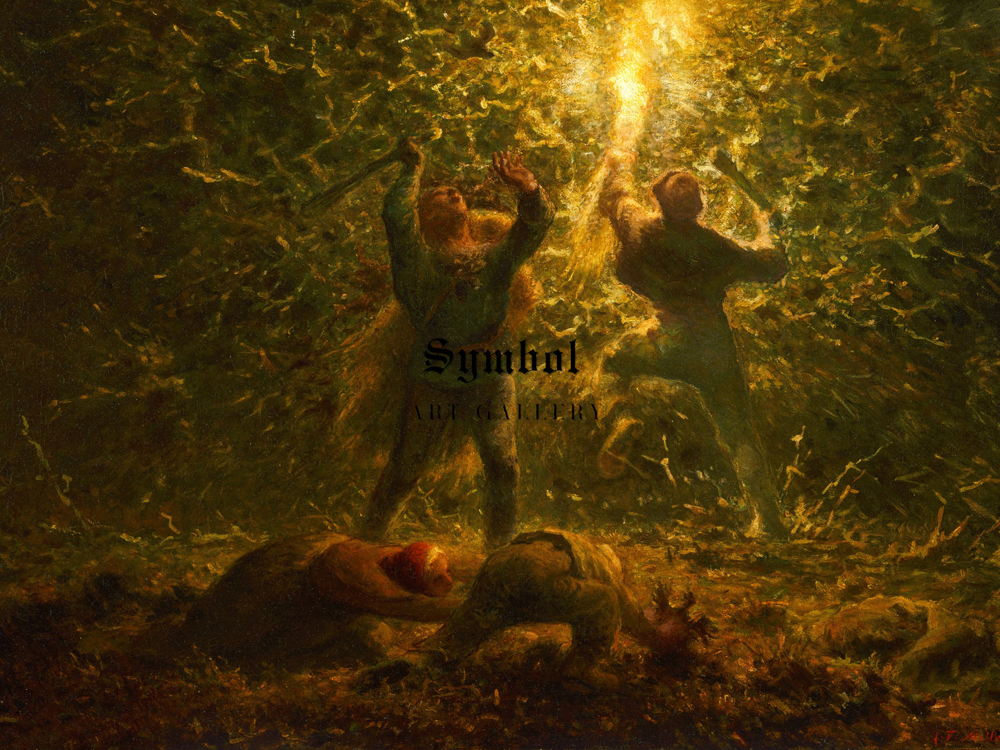 Bird's Nesters by Jean François Millet 1874, Wall Art Print, Fine Art Reproduction, Museum Quality Decor, Poster