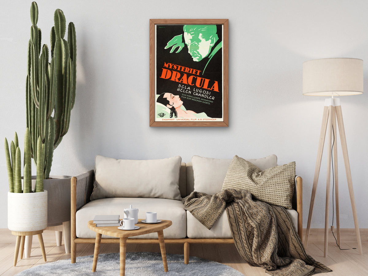 Dracula by Eric Rohman 1931, Wall Art Print, Fine Art Reproduction, Museum Quality Decor, Poster
