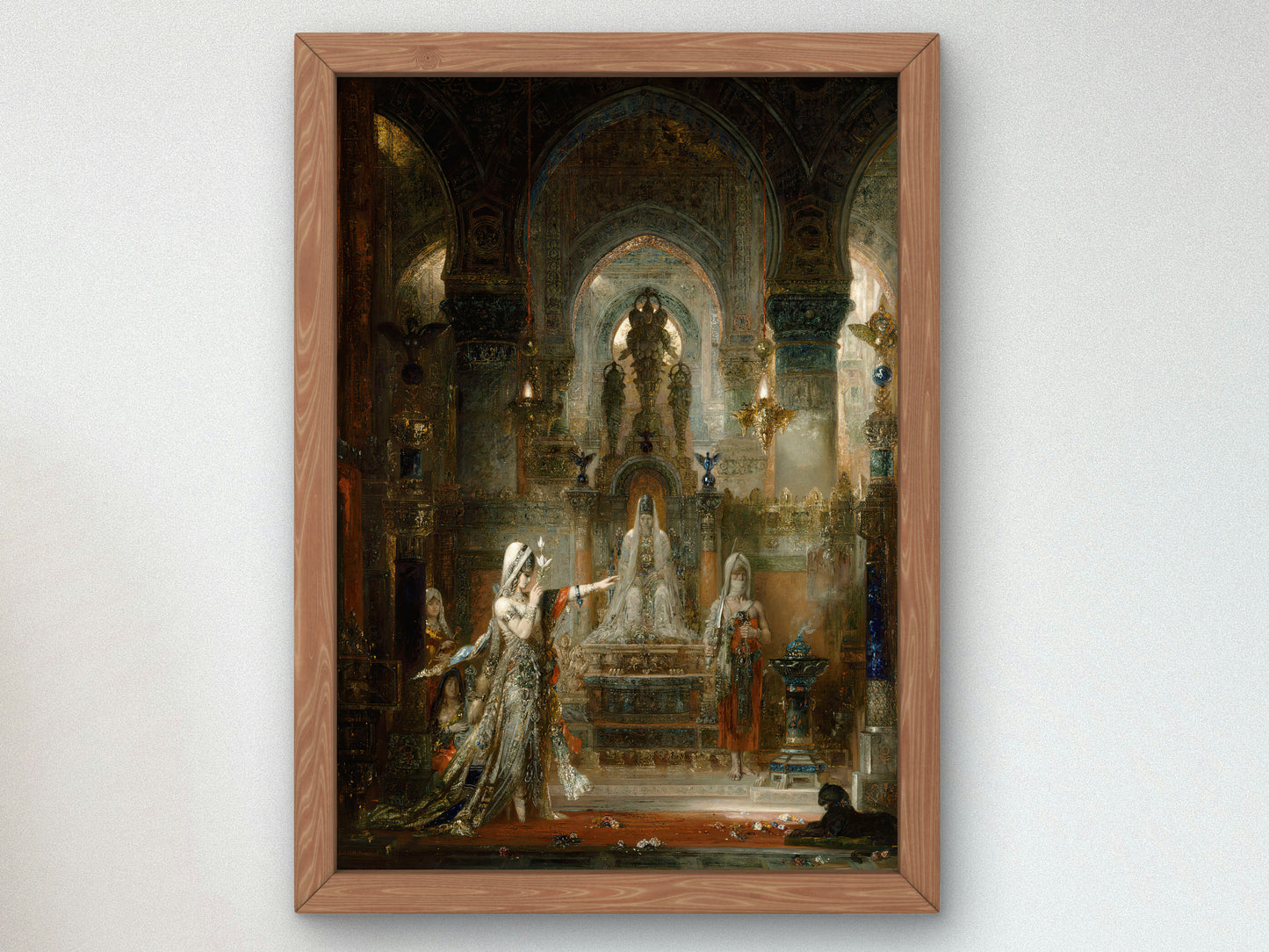 Salomé Dancing before Herod by Gustave Moreau 1876, Wall Art Print, Fine Art Reproduction, Museum Quality Decor, Poster
