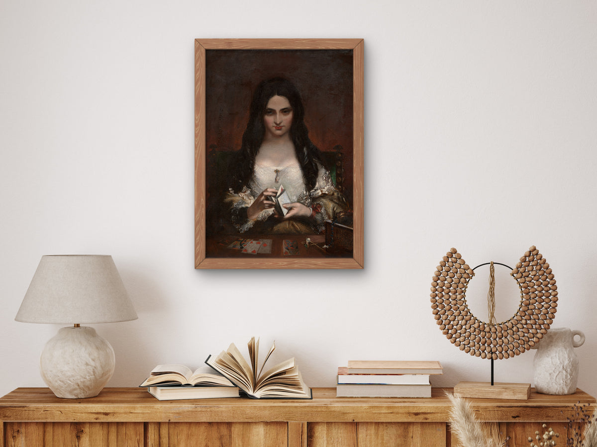 The Wish by Theodor von Holst 1840, Wall Art Print, Fine Art Reproduction, Museum Quality Decor, Poster