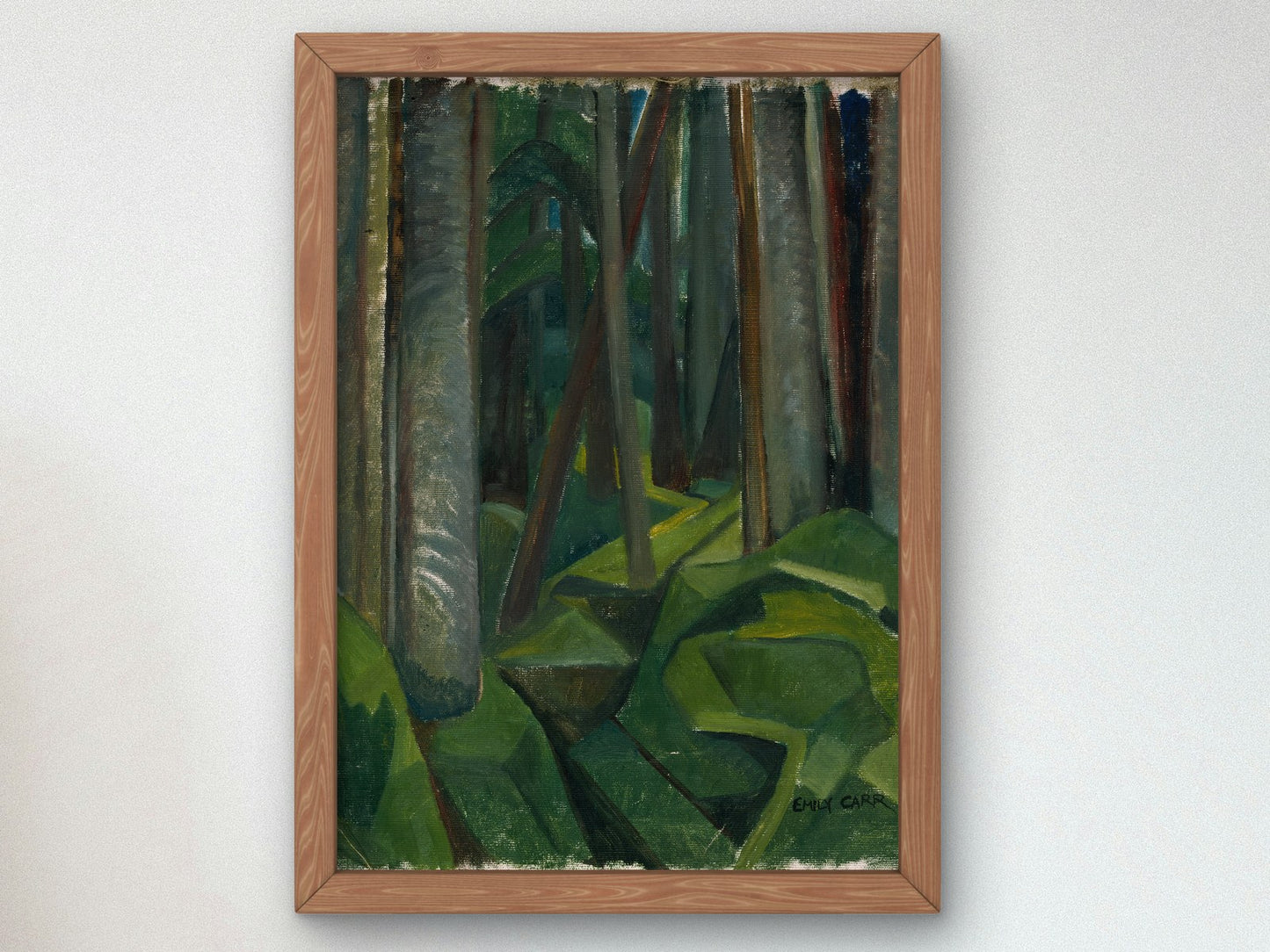 Forest Scene by Emily Carr 1932, Wall Art Print, Fine Art Reproduction, Museum Quality Decor, Poster
