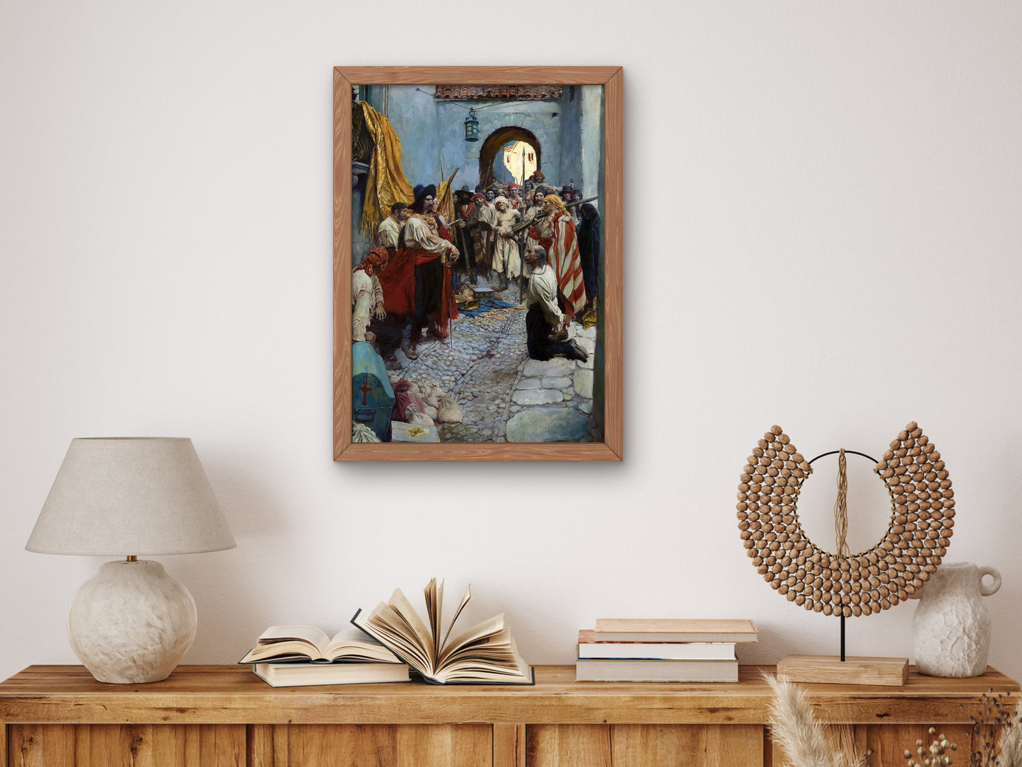 Extorting Tribute from the Citizens by Howard Pyle 1905, Wall Art Print, Fine Art Reproduction, Museum Quality Decor, Poster