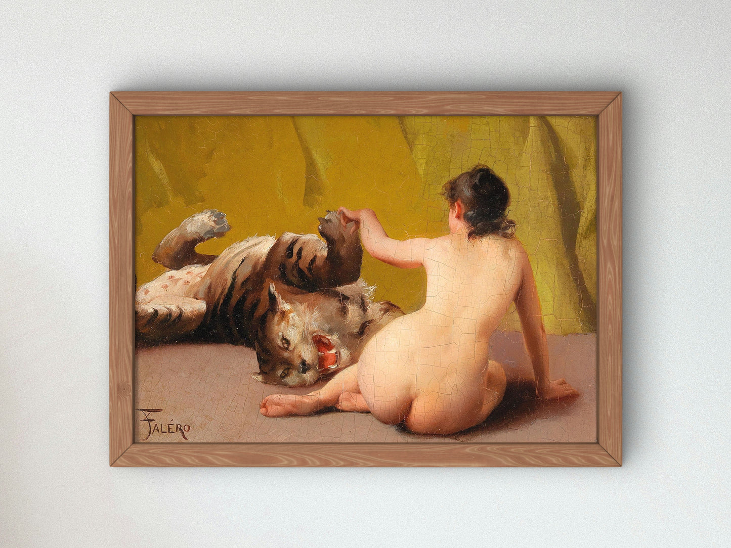 Night by Luis Ricardo Falero 1883, Wall Art Print, Fine Art Reproduction, Museum Quality Decor, Poster