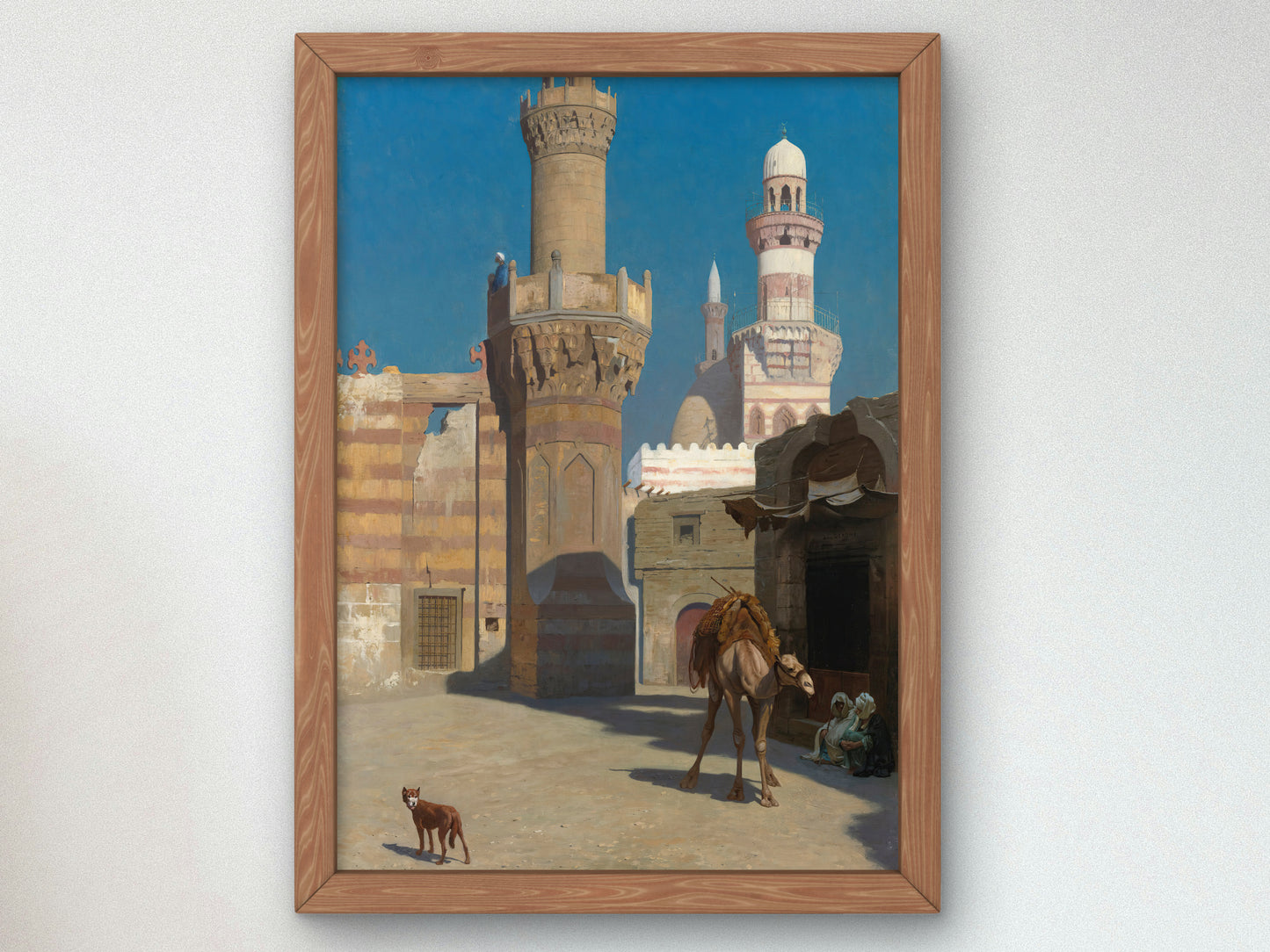 A Hot Day in Cairo by Jean Léon Gérôme 1869, Wall Art Print, Fine Art Reproduction, Museum Quality Decor, Poster