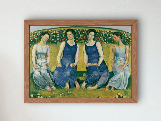 Holy Hour by Ferdinand Hodler 1907, Wall Art Print, Fine Art Reproduction, Museum Quality Decor, Poster