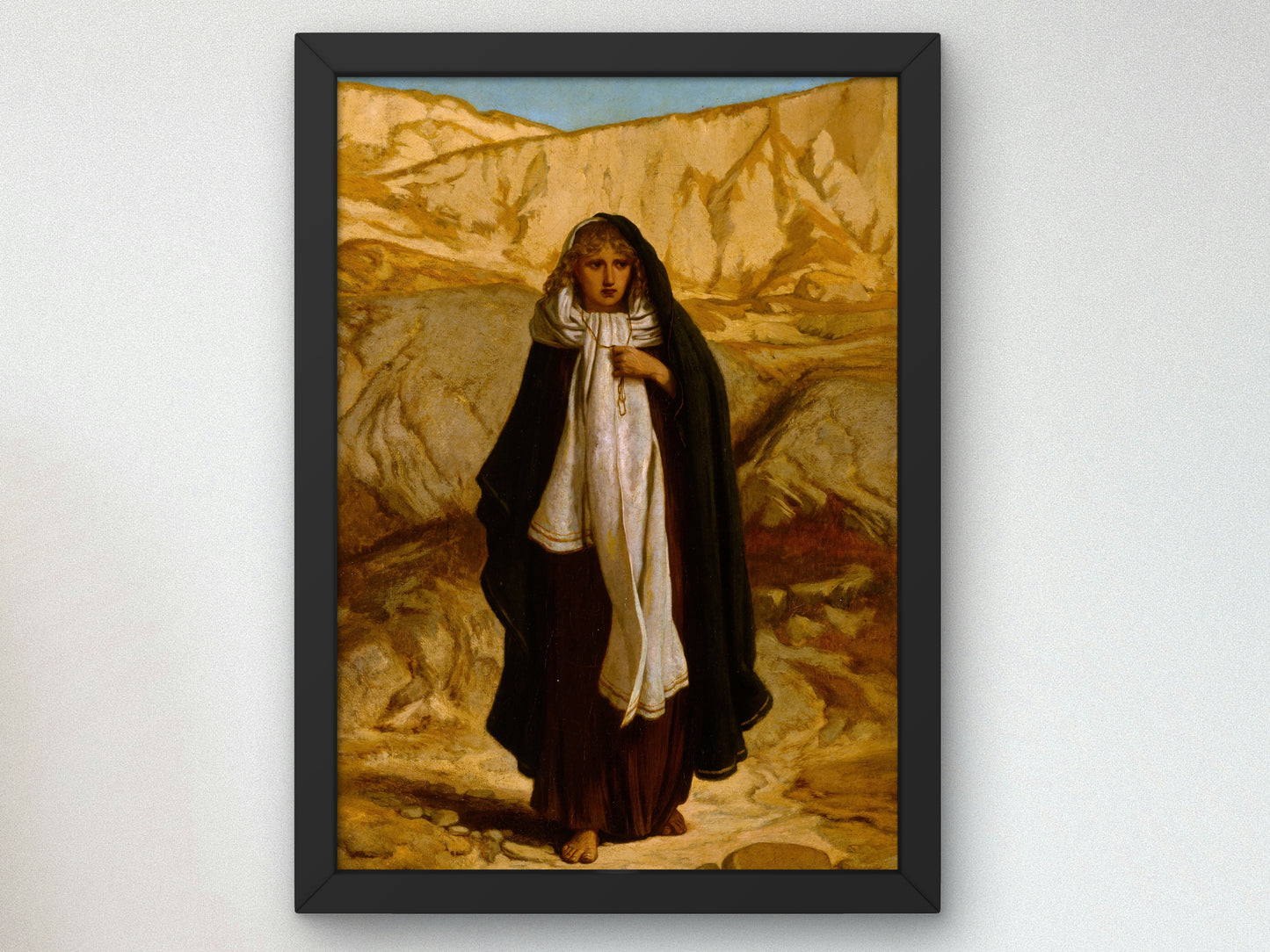 The Lost Mind by Elihu Vedder 1864, Wall Art Print, Fine Art Reproduction, Museum Quality Decor, Poster