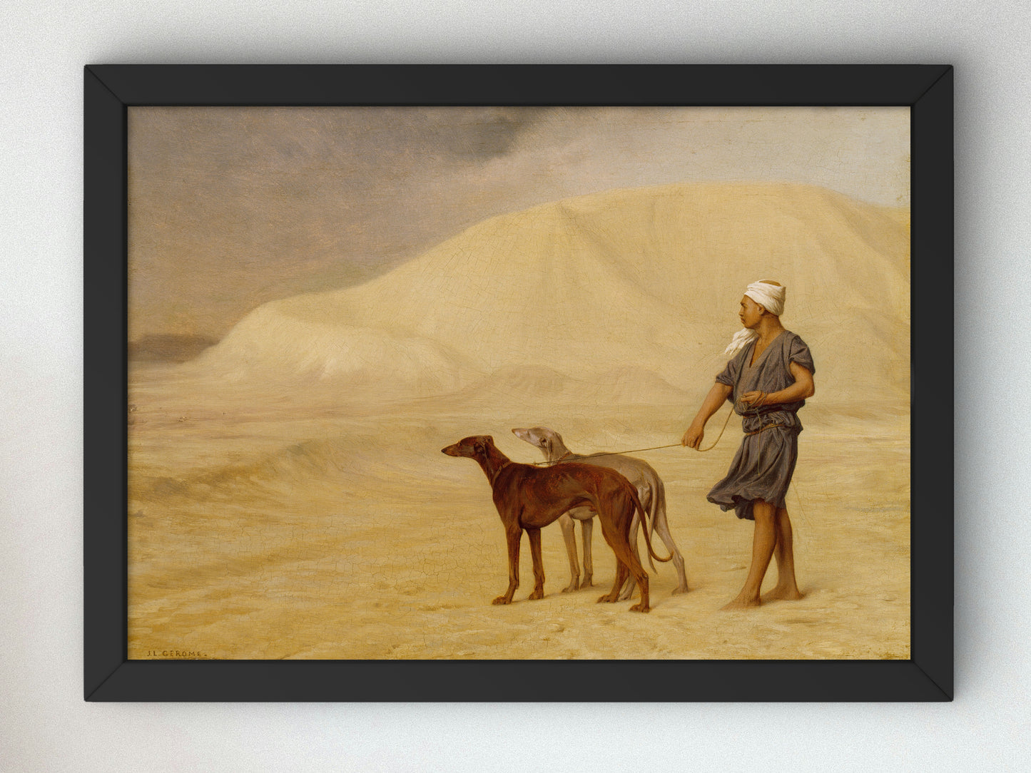 On the Desert by Jean Léon Gérôme 1867, Wall Art Print, Fine Art Reproduction, Museum Quality Decor, Poster
