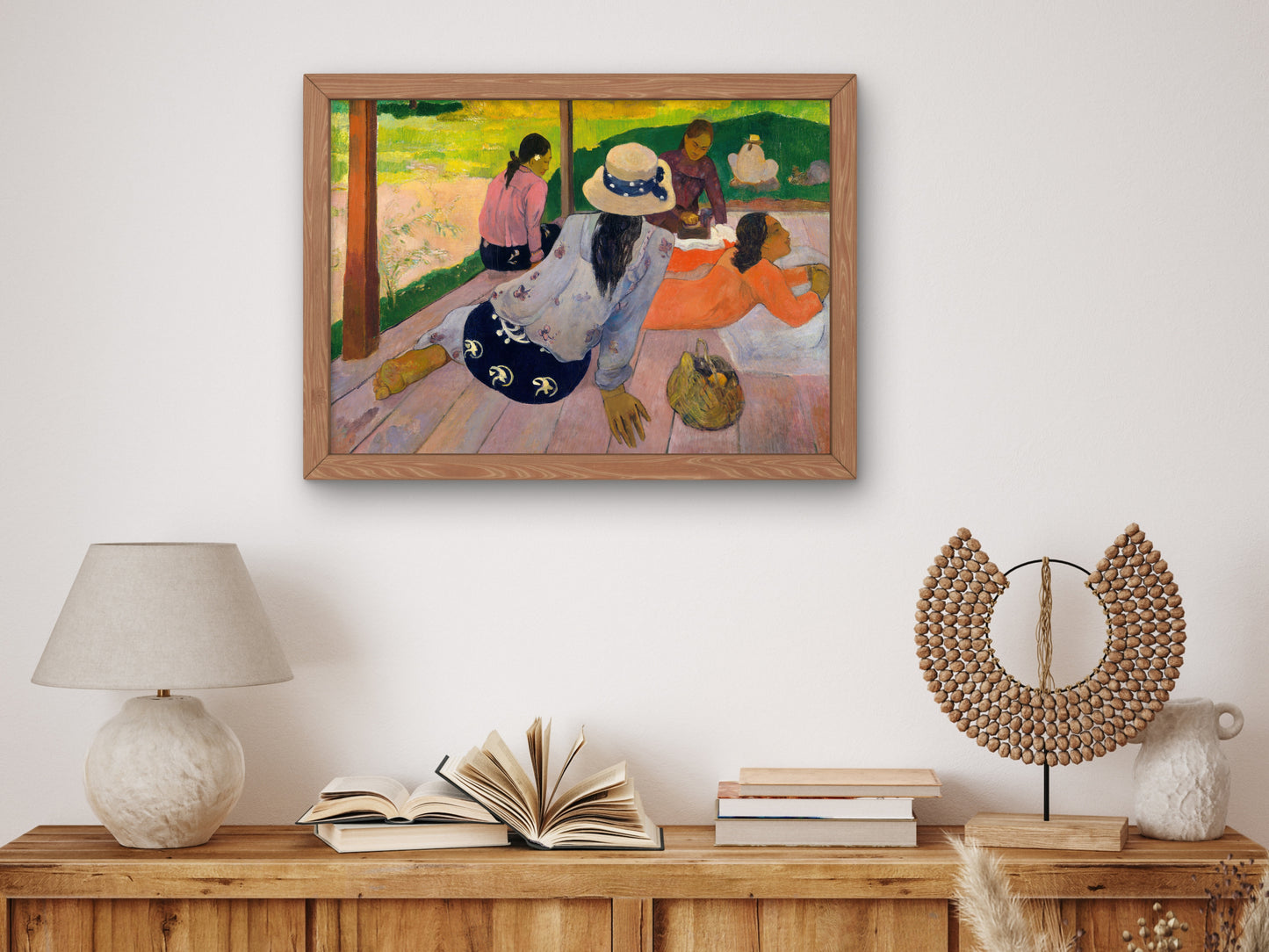 The Siesta by Paul Gauguin 1893, Wall Art Print, Fine Art Reproduction, Museum Quality Decor, Poster