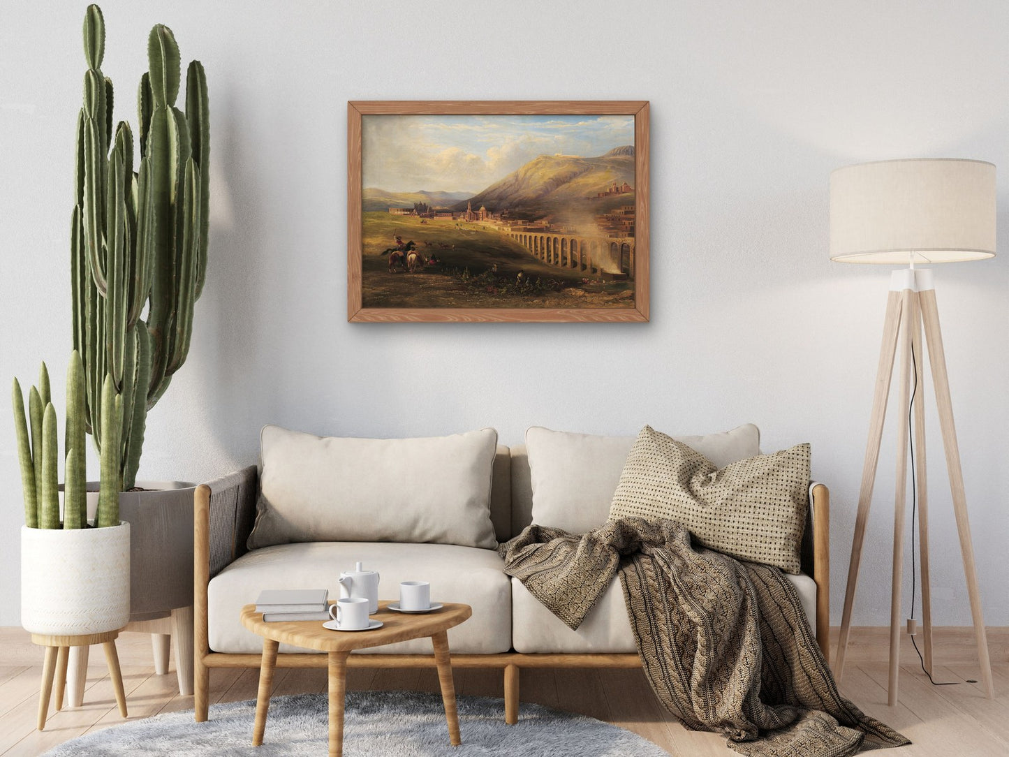 Vista de Zacatecas by Daniel Thomas Egerton 1832, Wall Art Print, Fine Art Reproduction, Museum Quality Decor, Poster