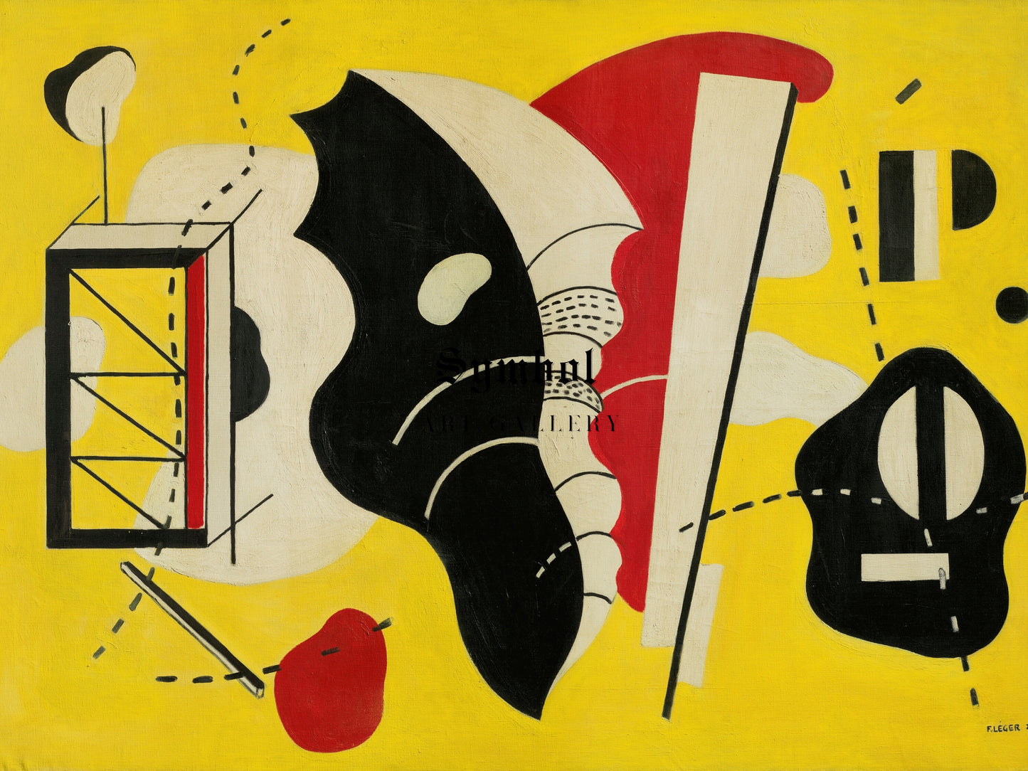 The Seashell by Fernand Léger 1929, Wall Art Print, Fine Art Reproduction, Museum Quality Decor, Poster