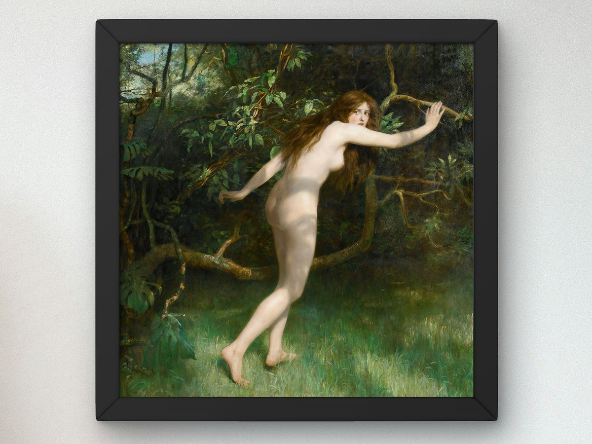 Eve by John Collier 1911, Wall Art Print, Fine Art Reproduction, Museum Quality Decor, Poster