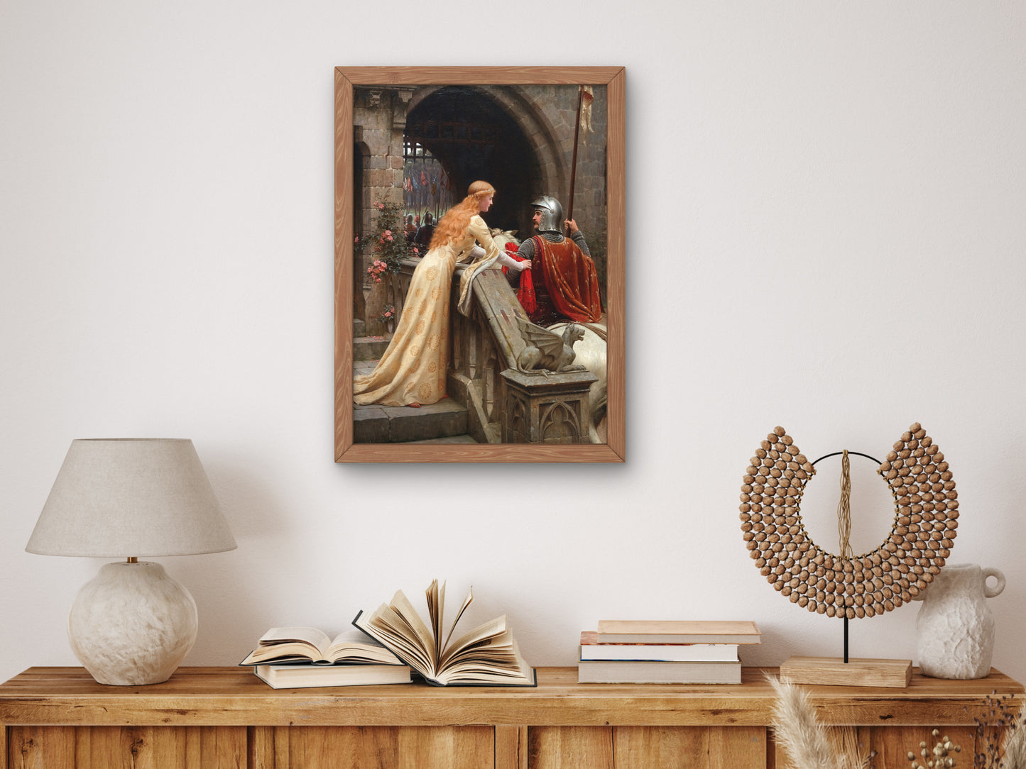 God Speed by Edmund Blair Leighton 1900, Wall Art Print, Fine Art Reproduction, Museum Quality Decor, Poster