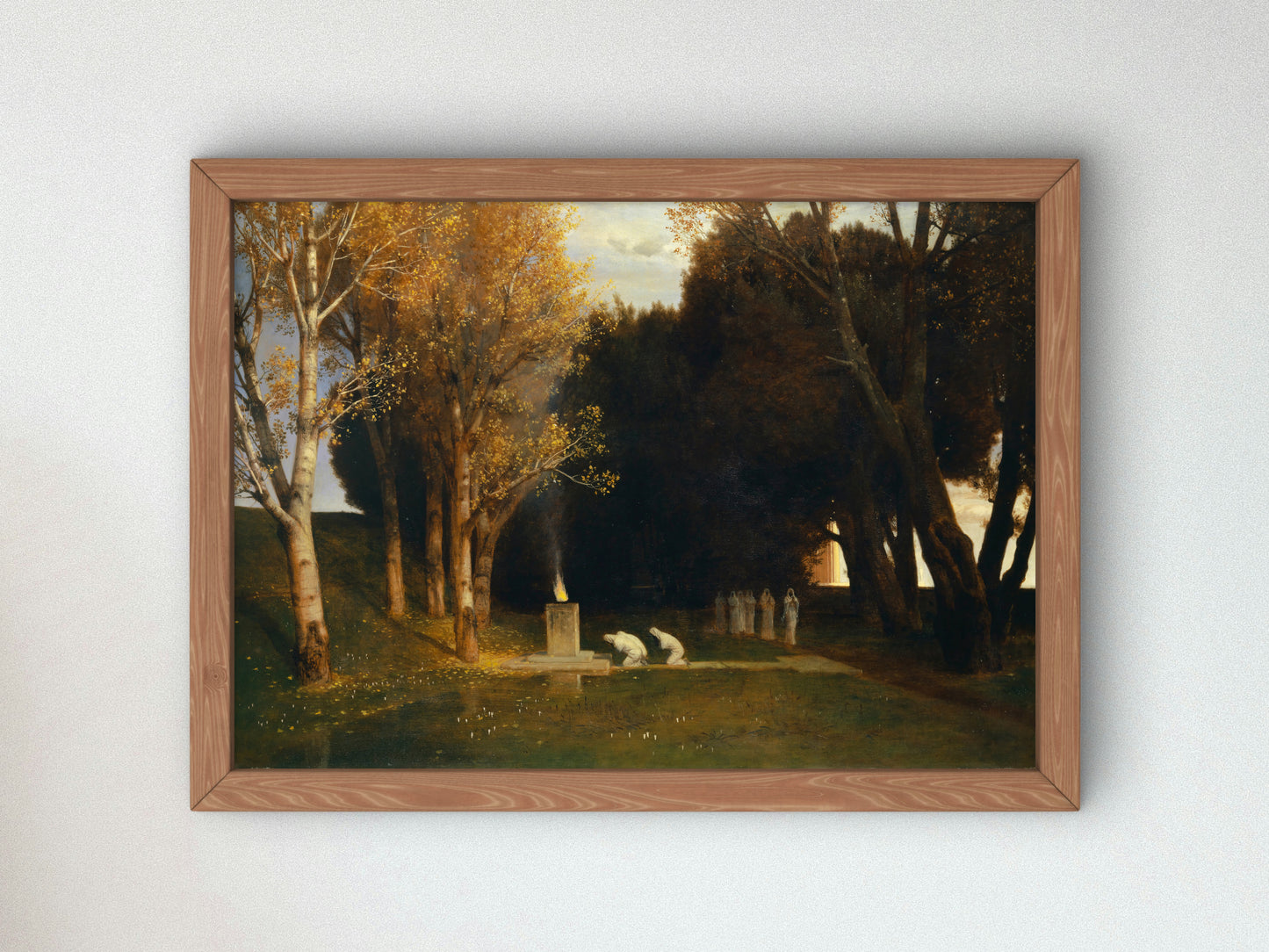 The Sacred Grove by Arnold Böcklin 1882, Wall Art Print, Fine Art Reproduction, Museum Quality Decor, Poster